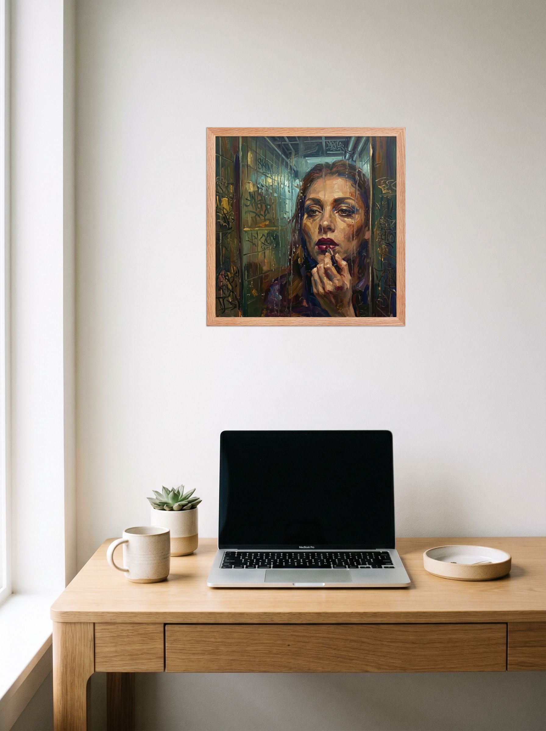 Behind the Glass Mockup