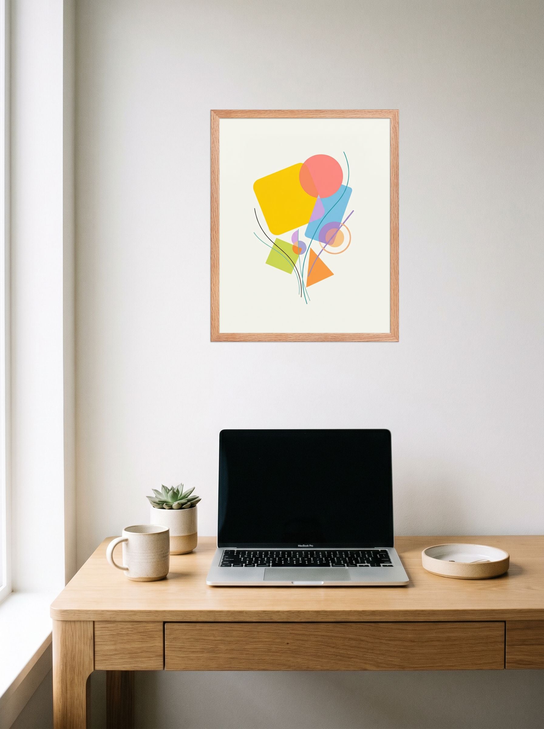 Geometric Bouquet Mockup