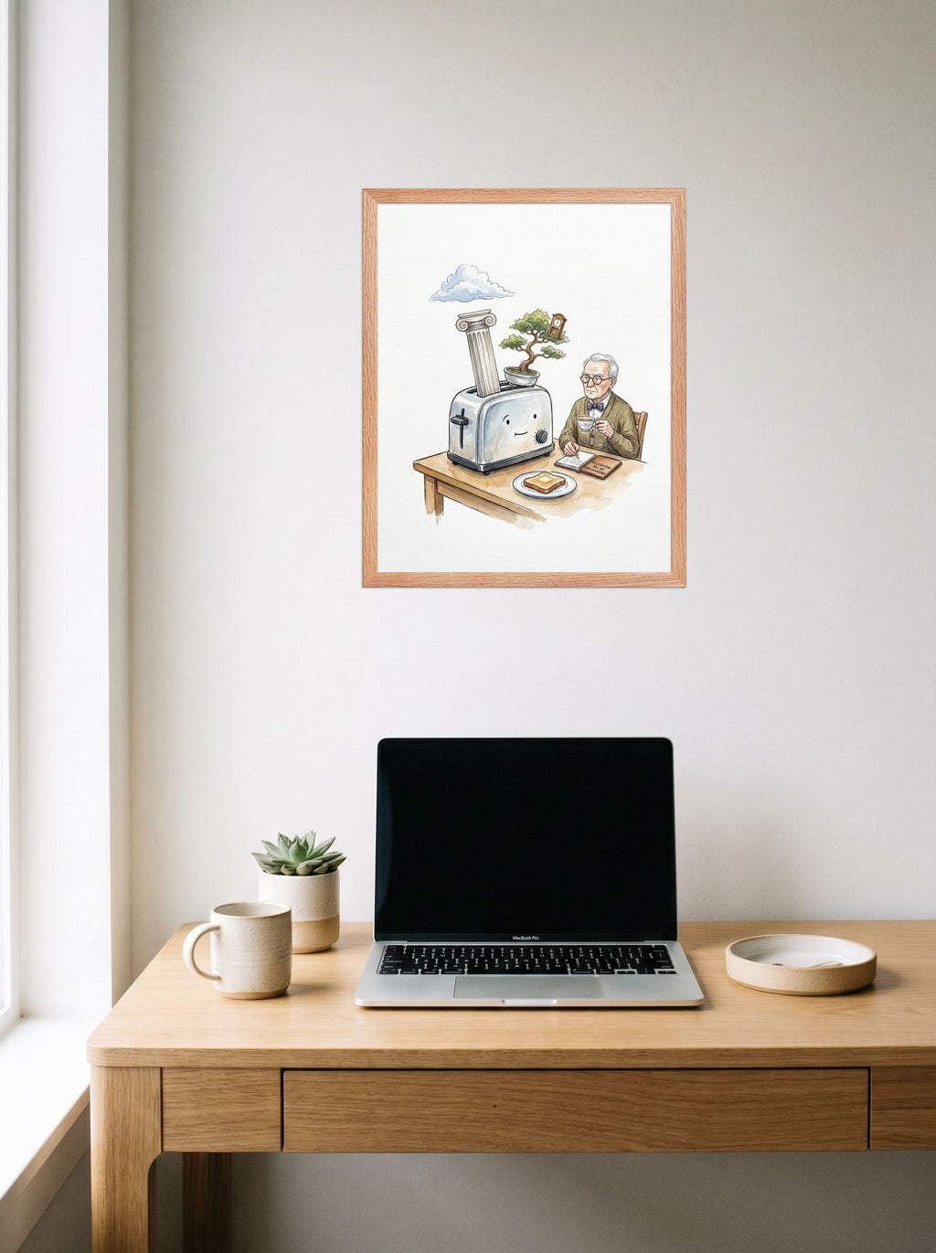 The Absurdity of Breakfast Mockup