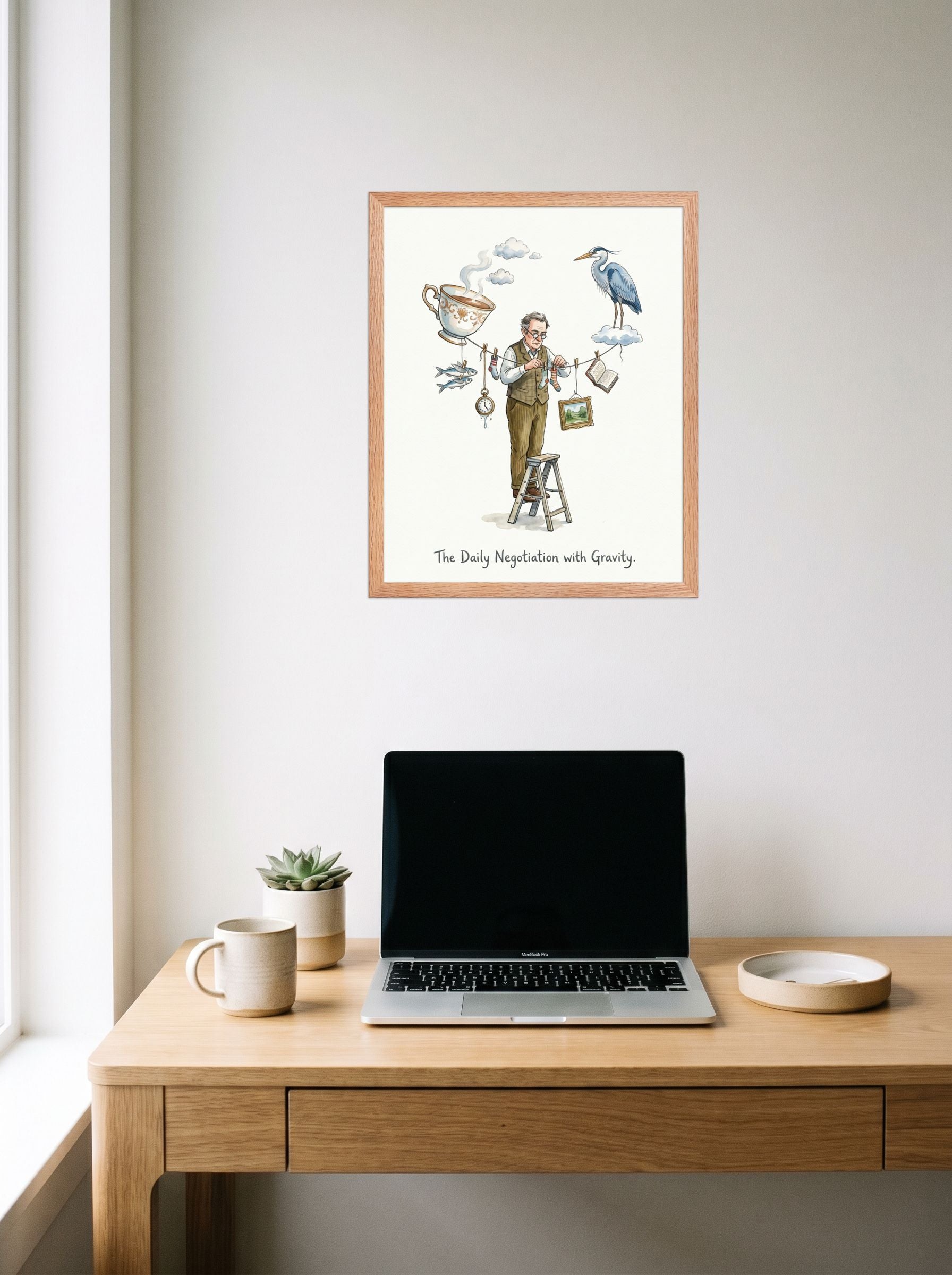 The Daily Negotiation with Gravity Mockup