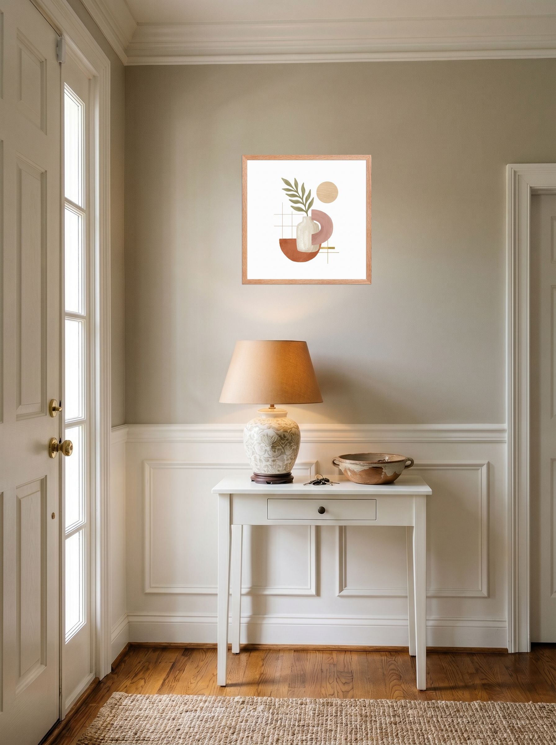 Ceramic Vase and Terracotta Arch Mockup