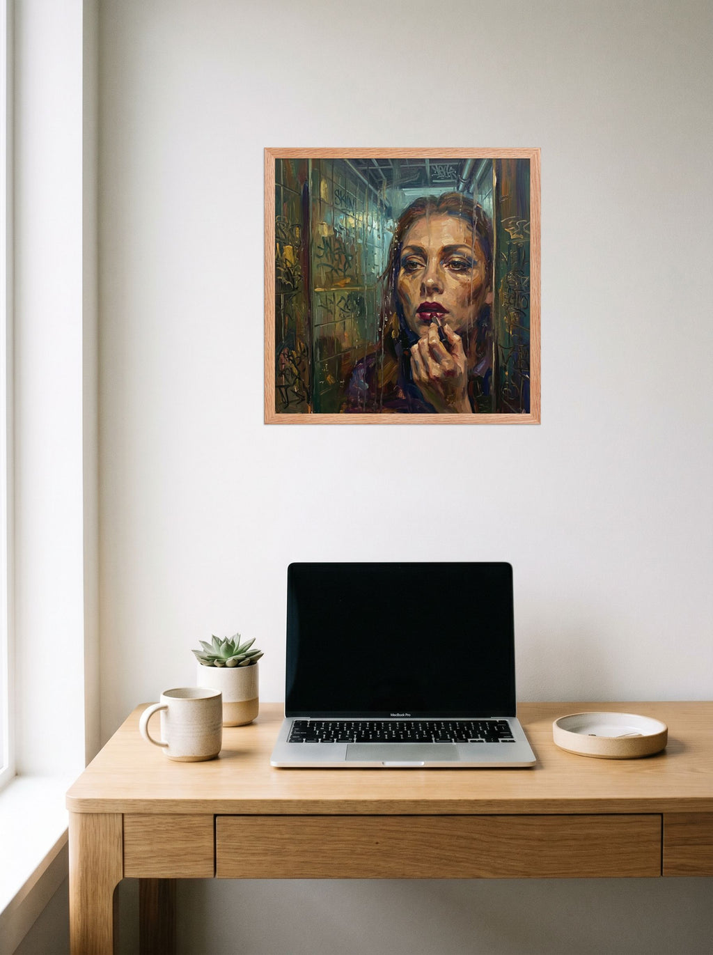 Behind the Glass Mockup