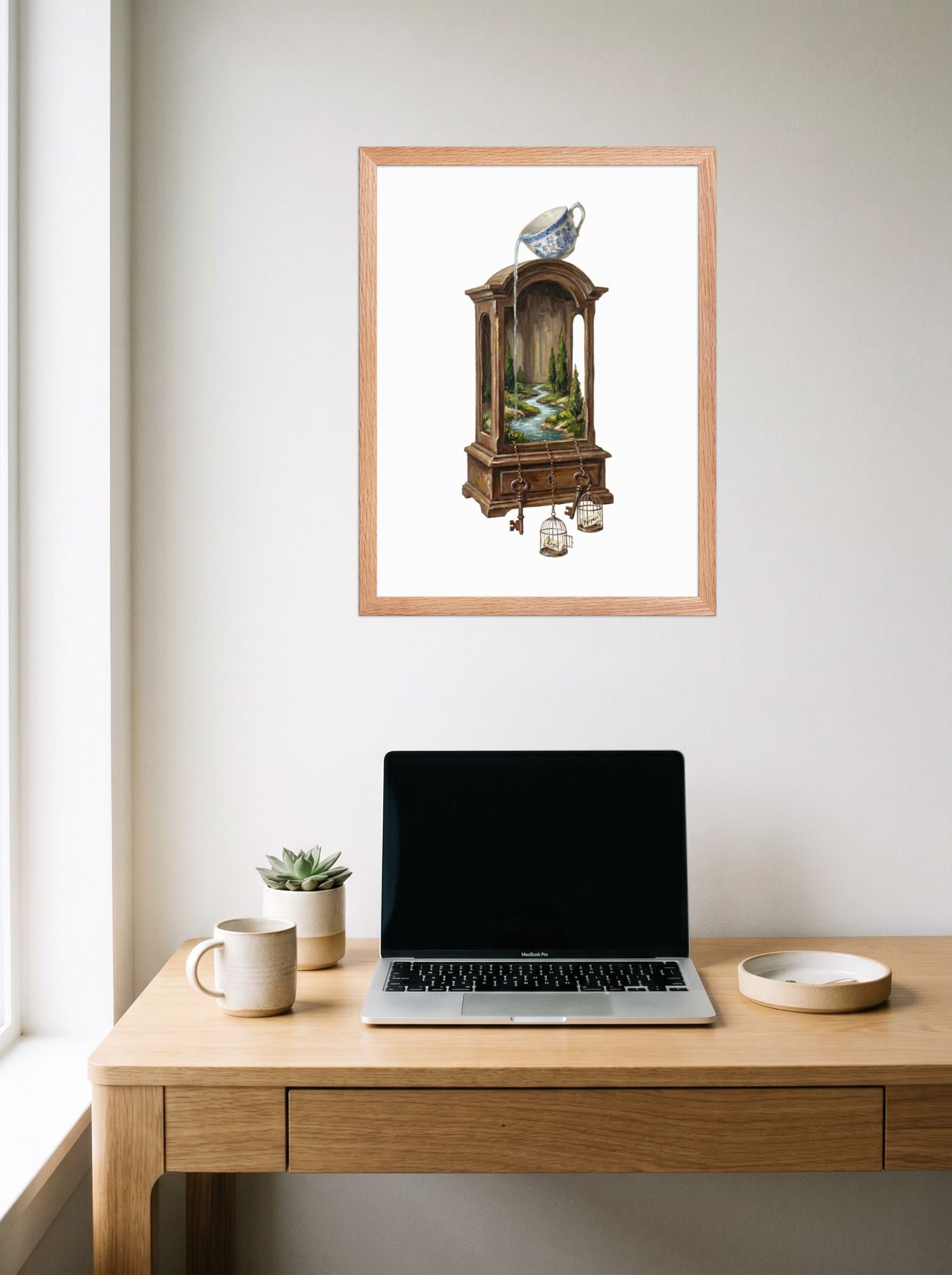The Caged Reason Mockup