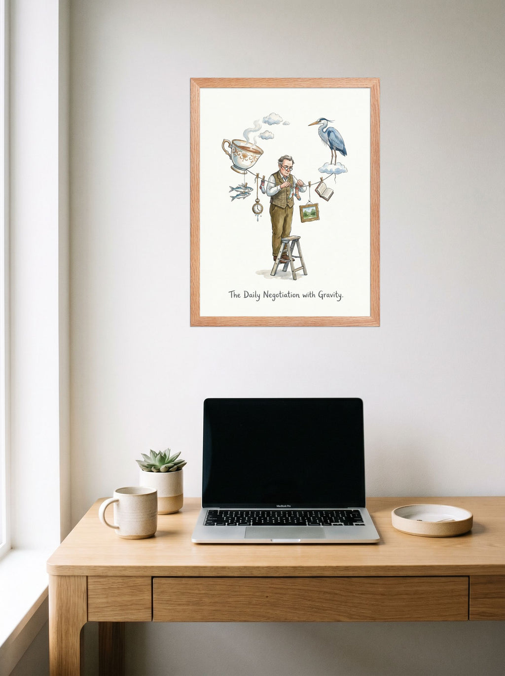 The Daily Negotiation with Gravity Mockup