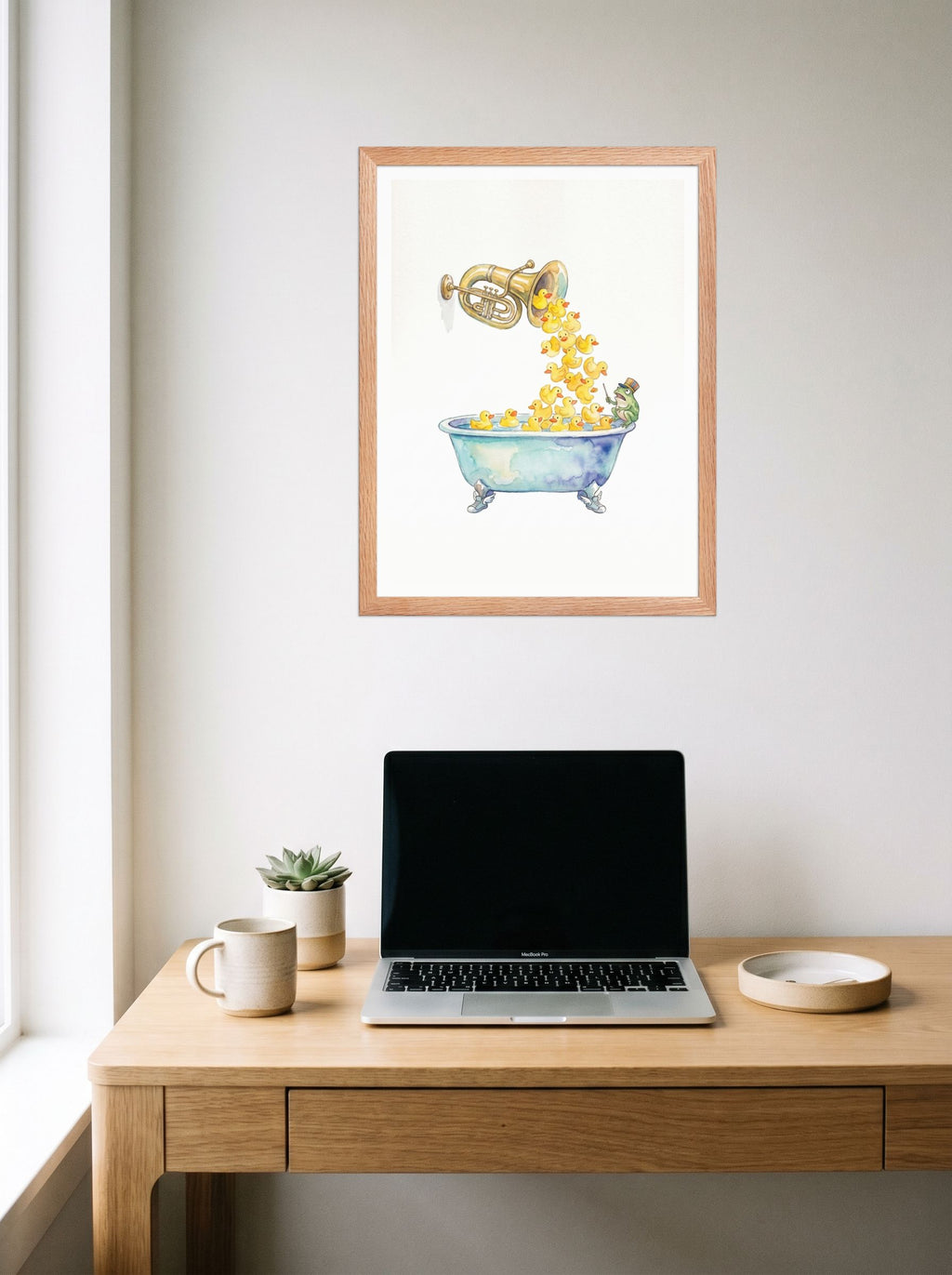 The Symphony of Rubber Ducks Mockup