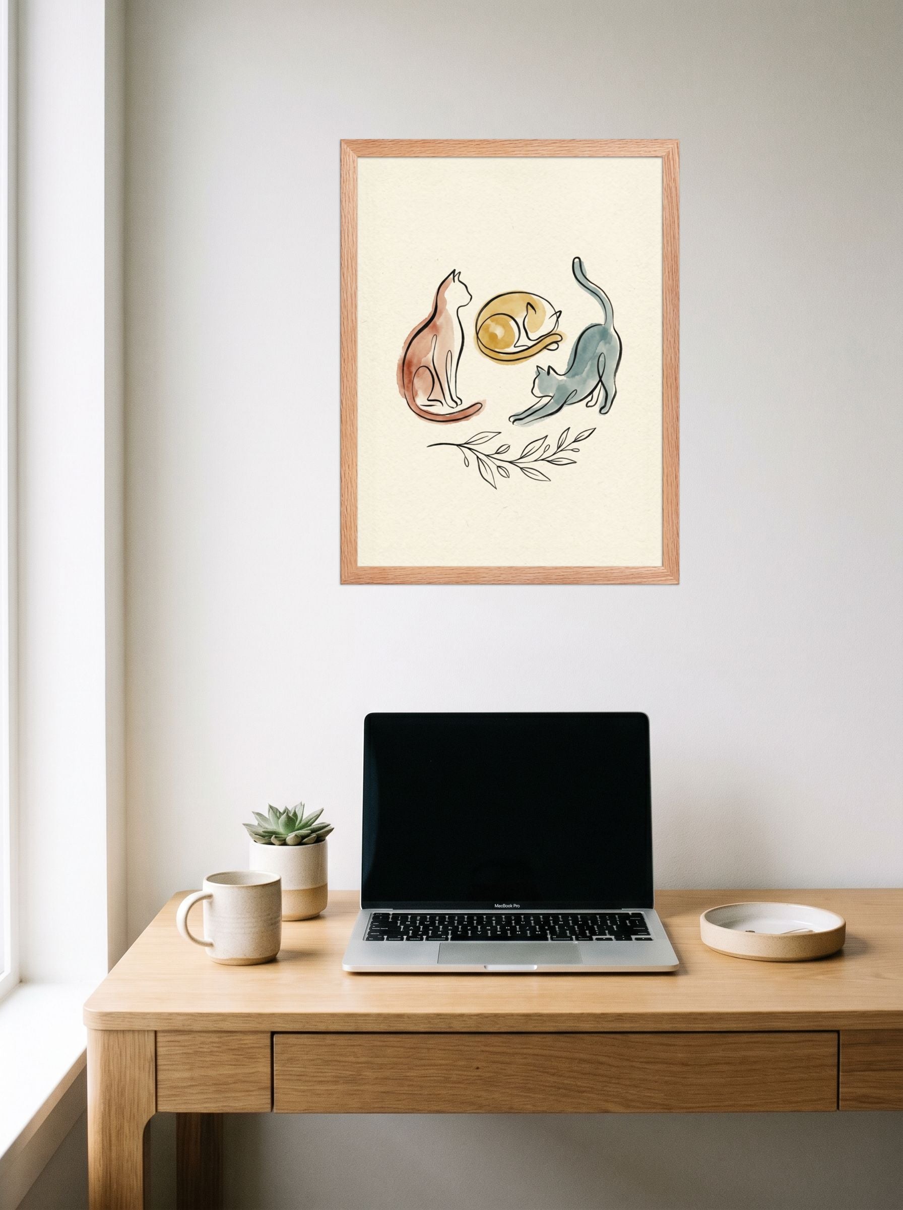 Feline Trio Mockup