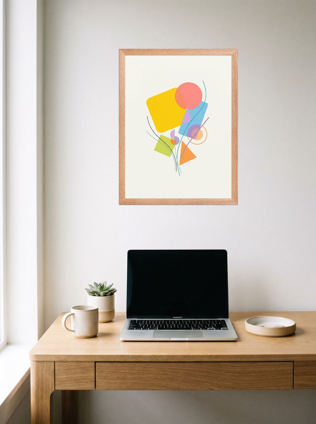 Geometric Bouquet Mockup