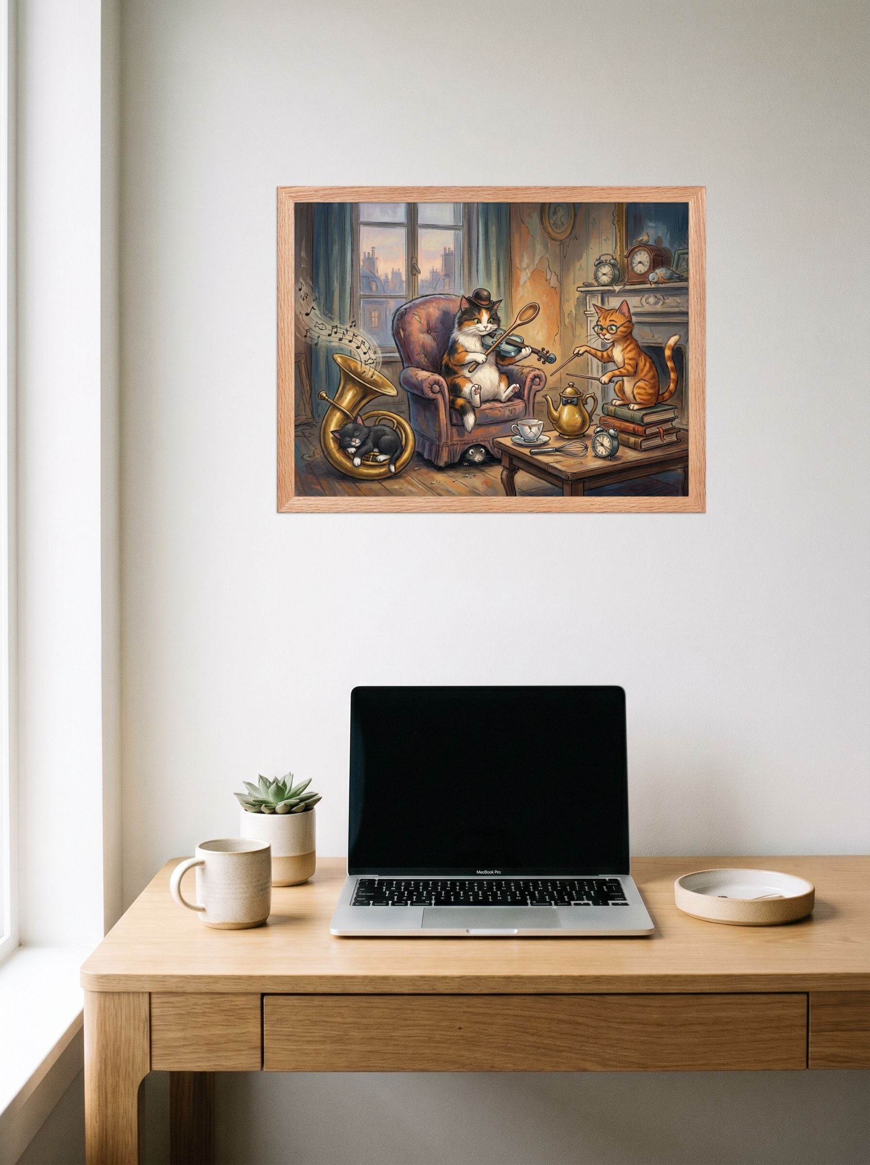 The Feline Symphony Mockup