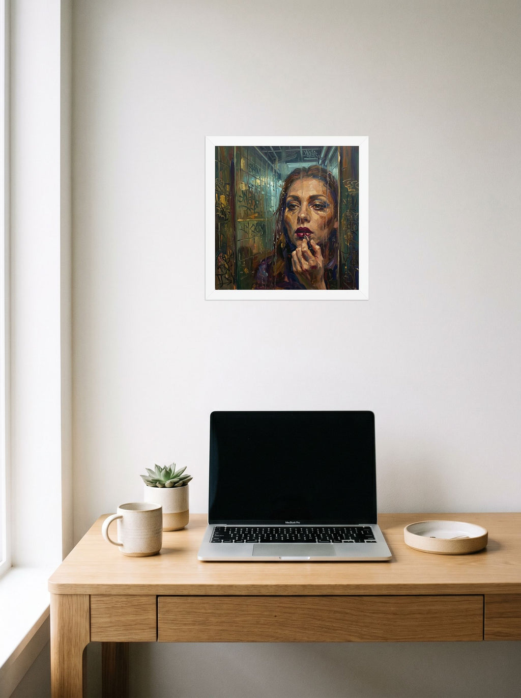 Behind the Glass Mockup
