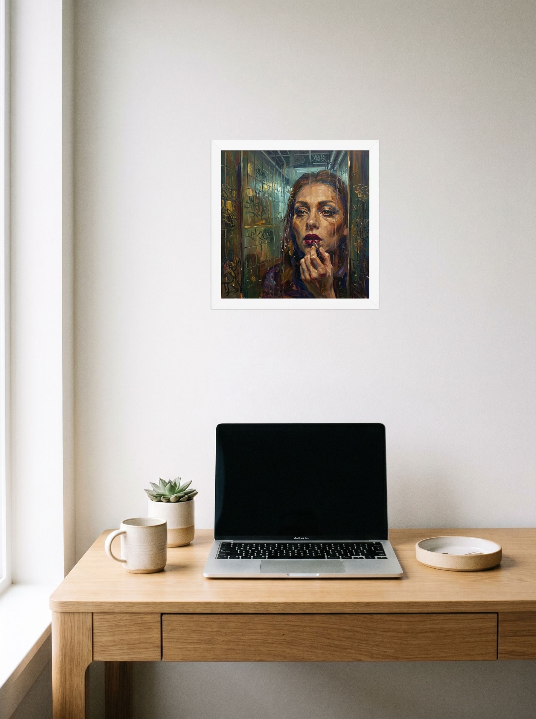 Behind the Glass Mockup