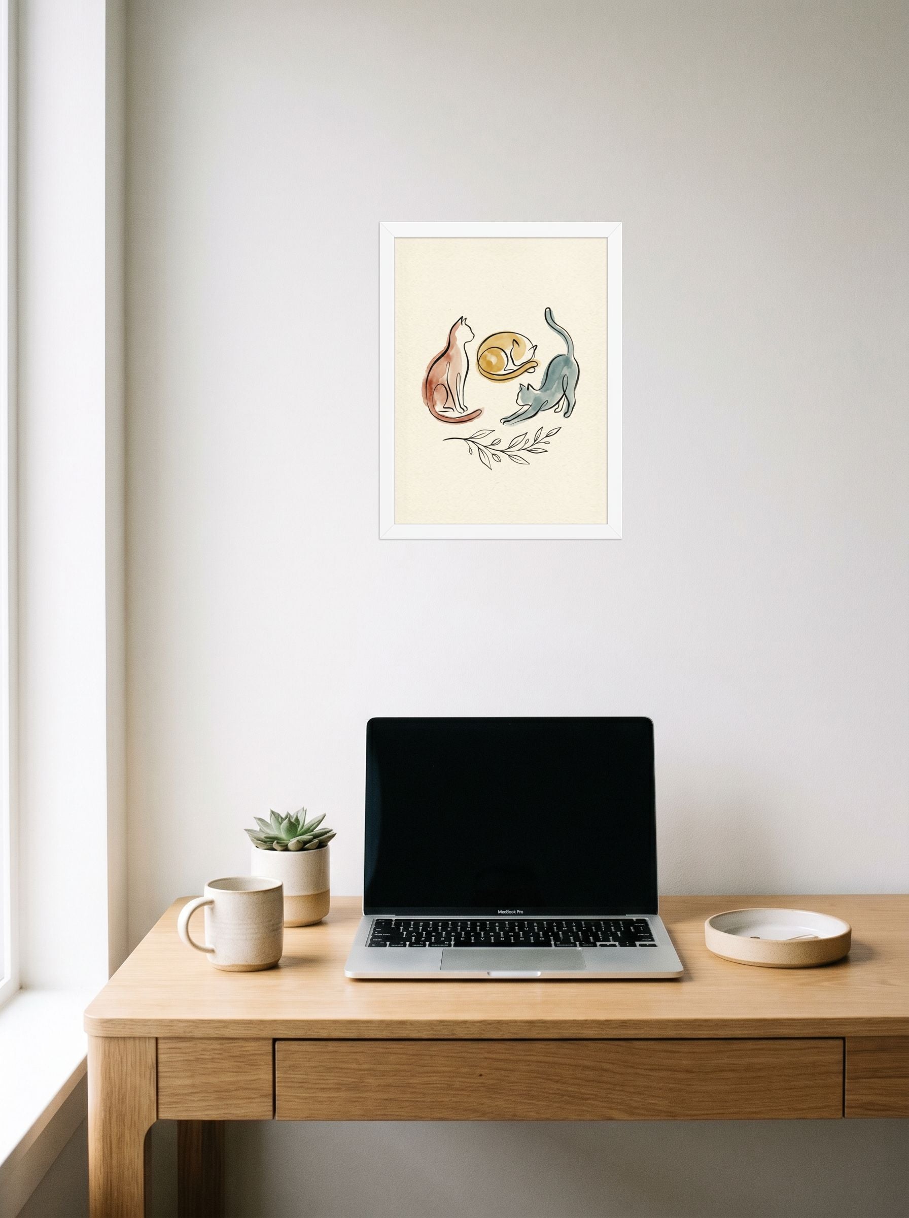 Feline Trio Mockup