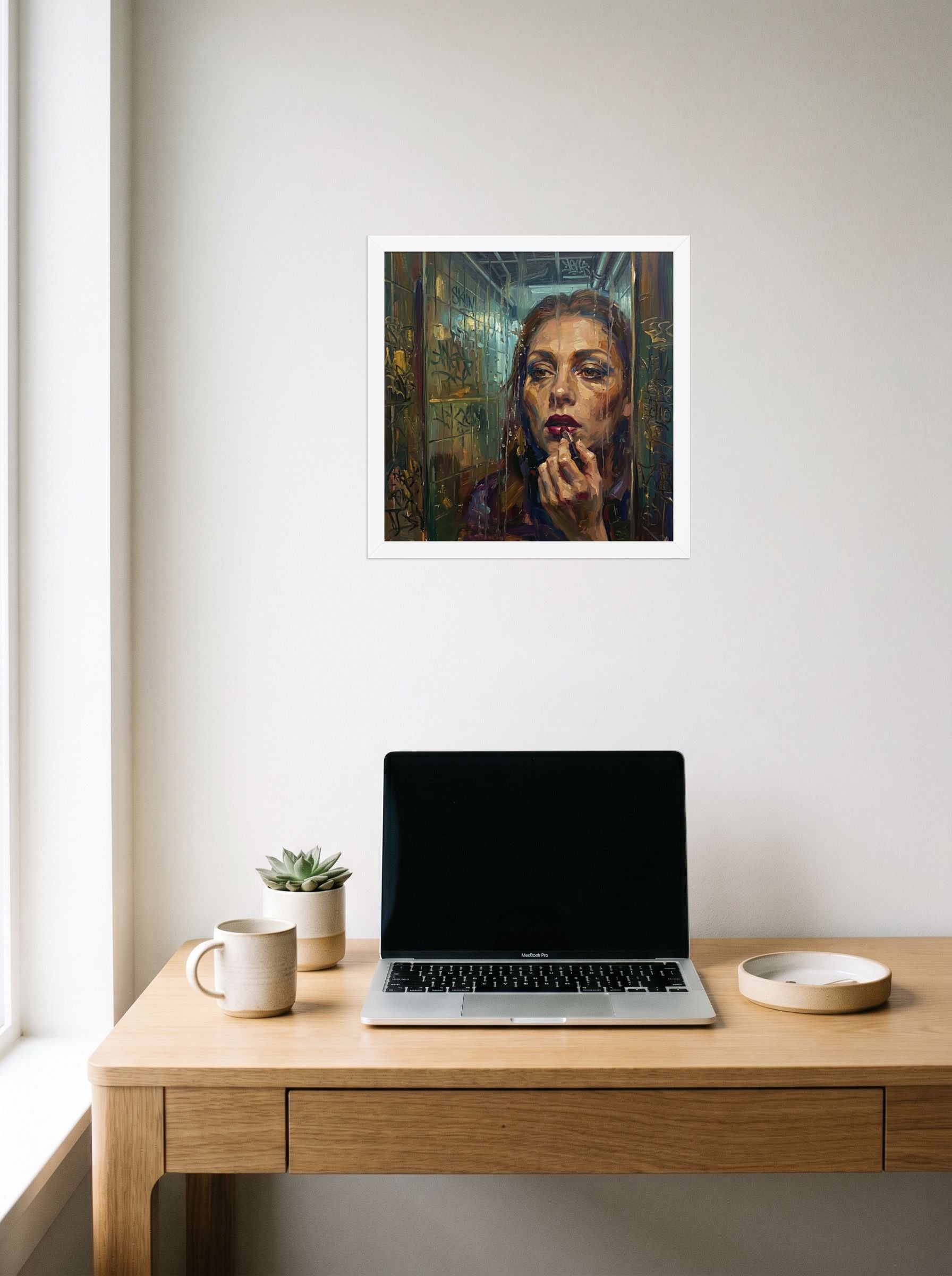 Behind the Glass Mockup