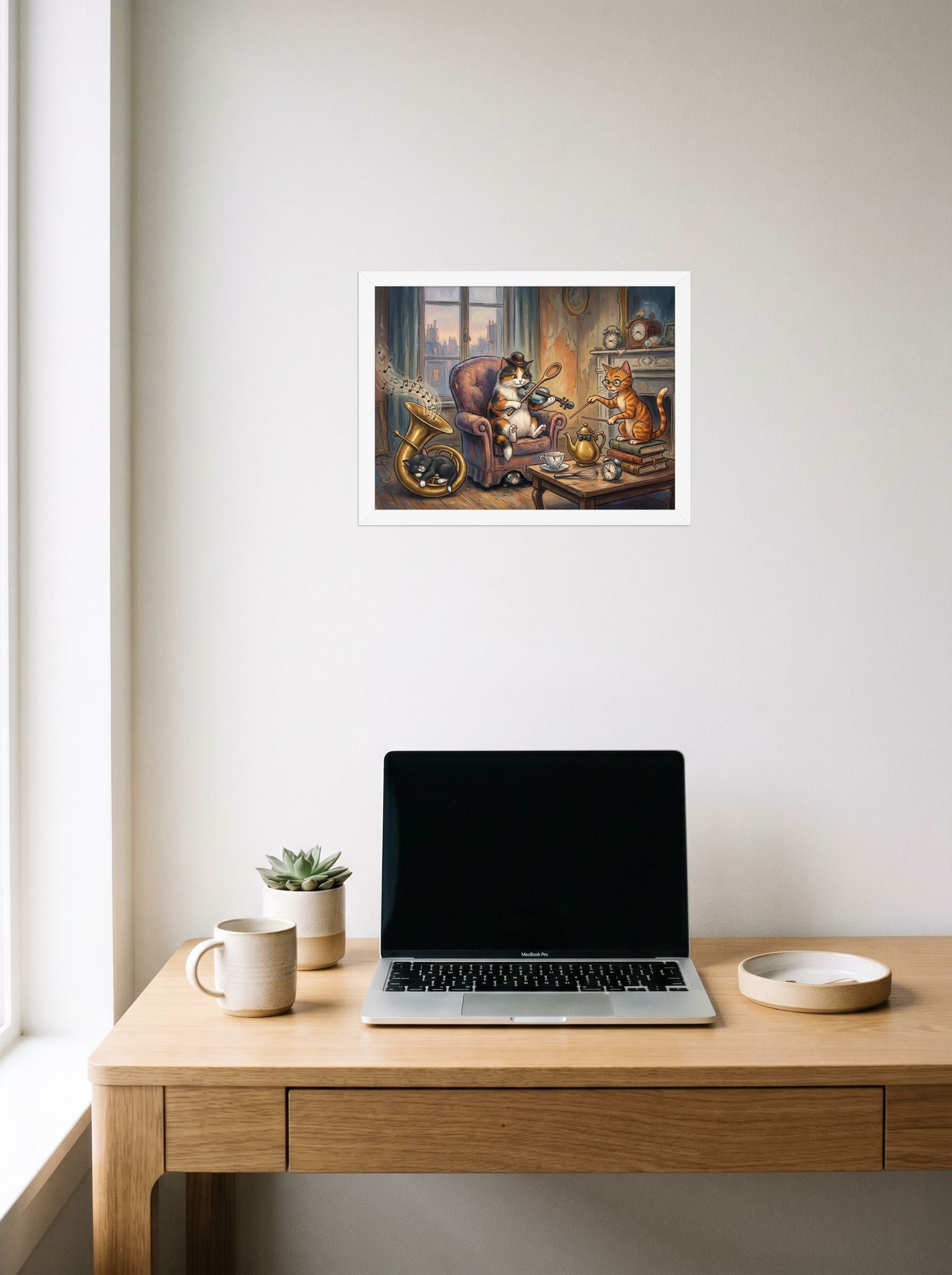 The Feline Symphony Mockup