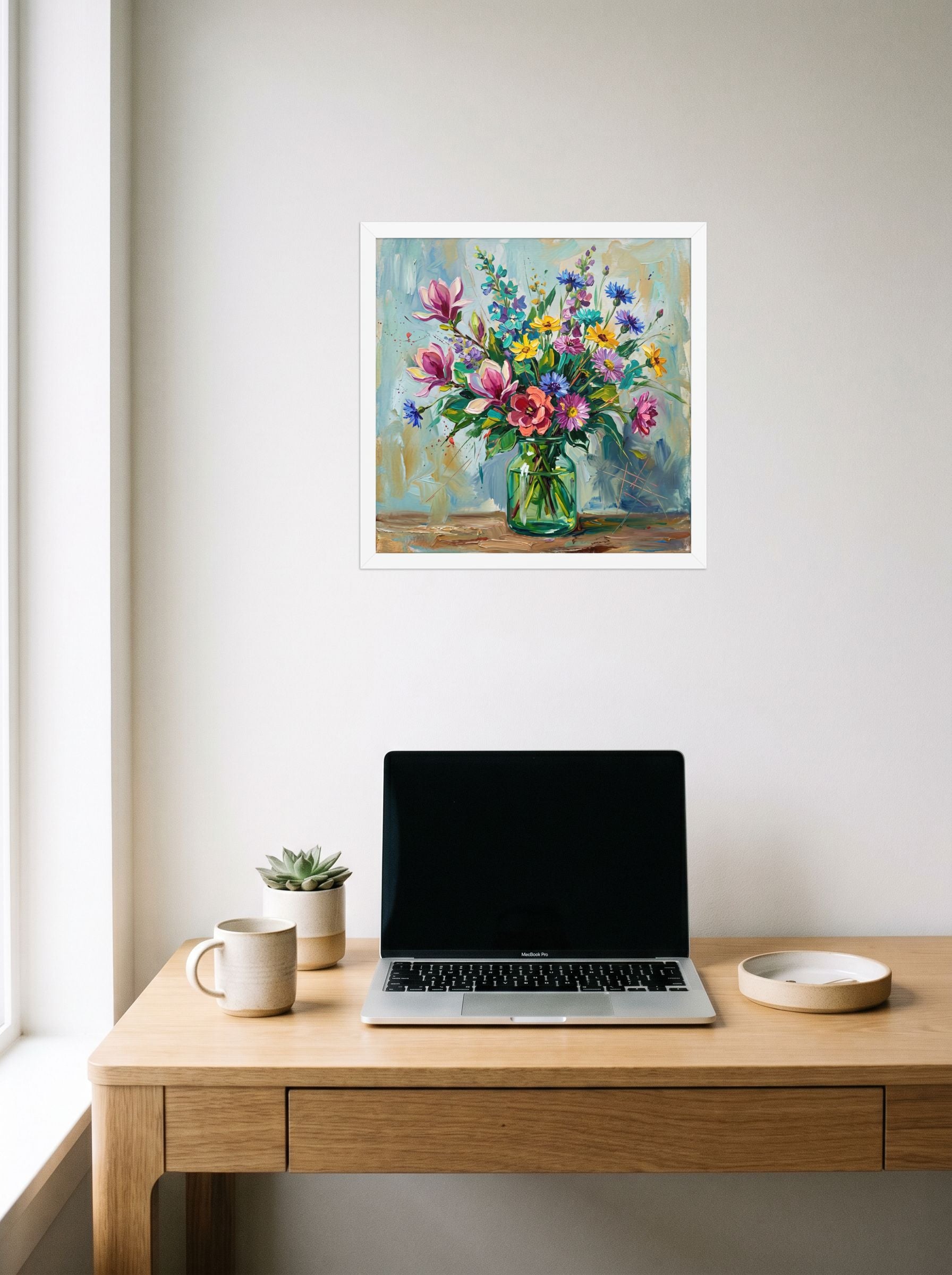 Wildflower Glass Mockup