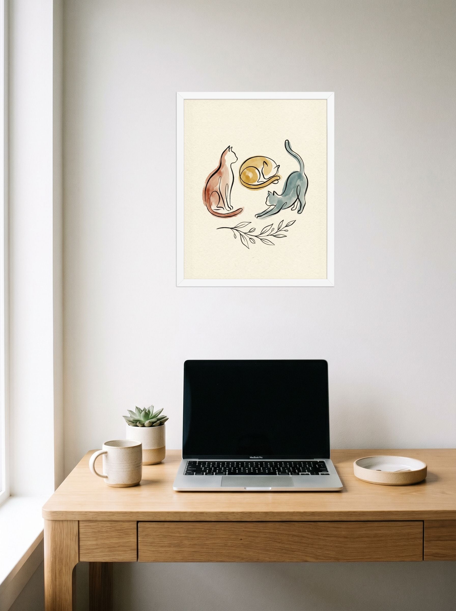 Feline Trio Mockup