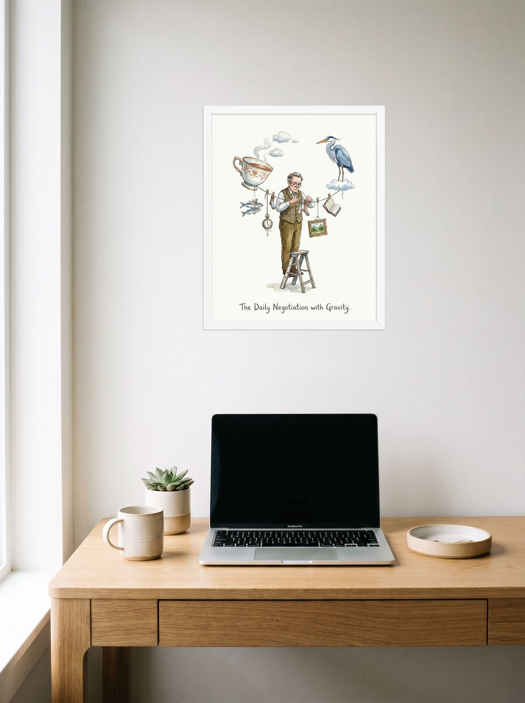 The Daily Negotiation with Gravity Mockup