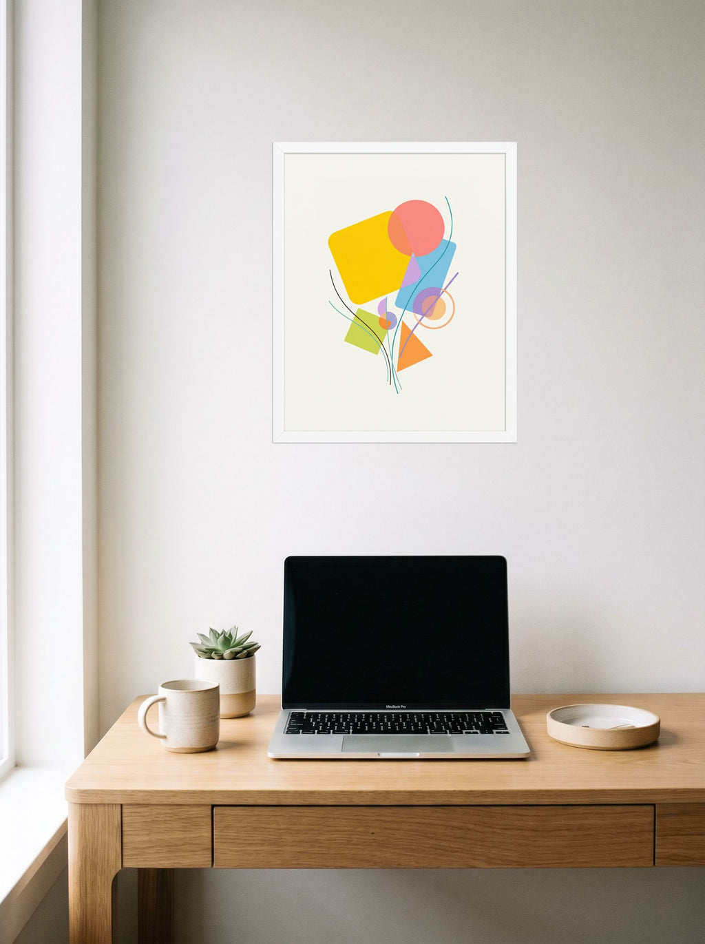 Geometric Bouquet Mockup