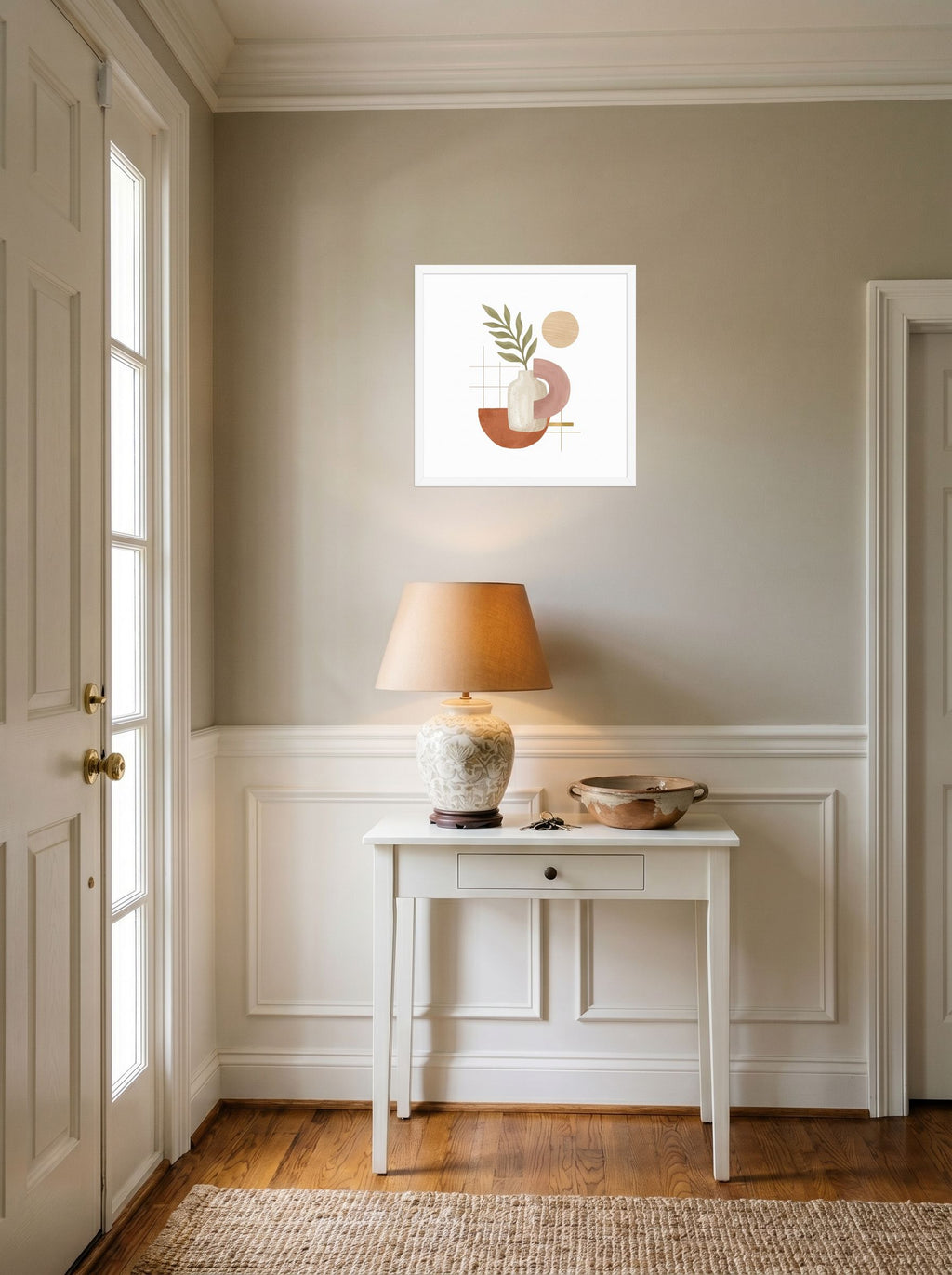 Ceramic Vase and Terracotta Arch Mockup