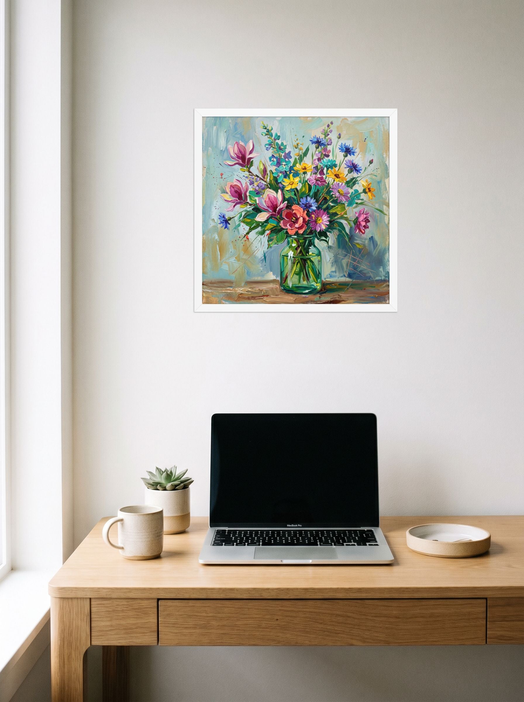 Wildflower Glass Mockup