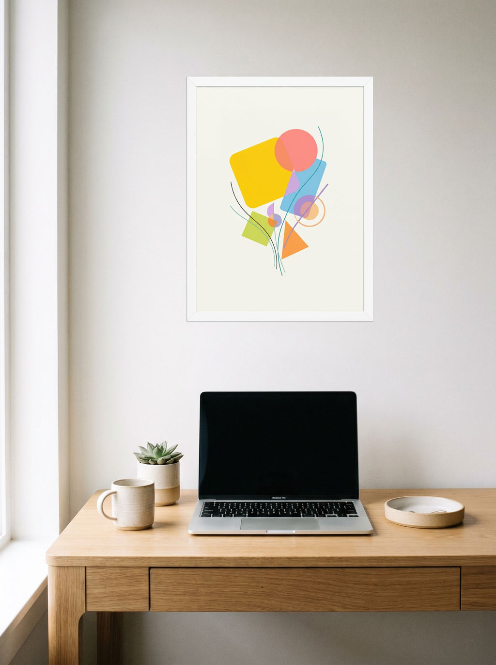 Geometric Bouquet Mockup