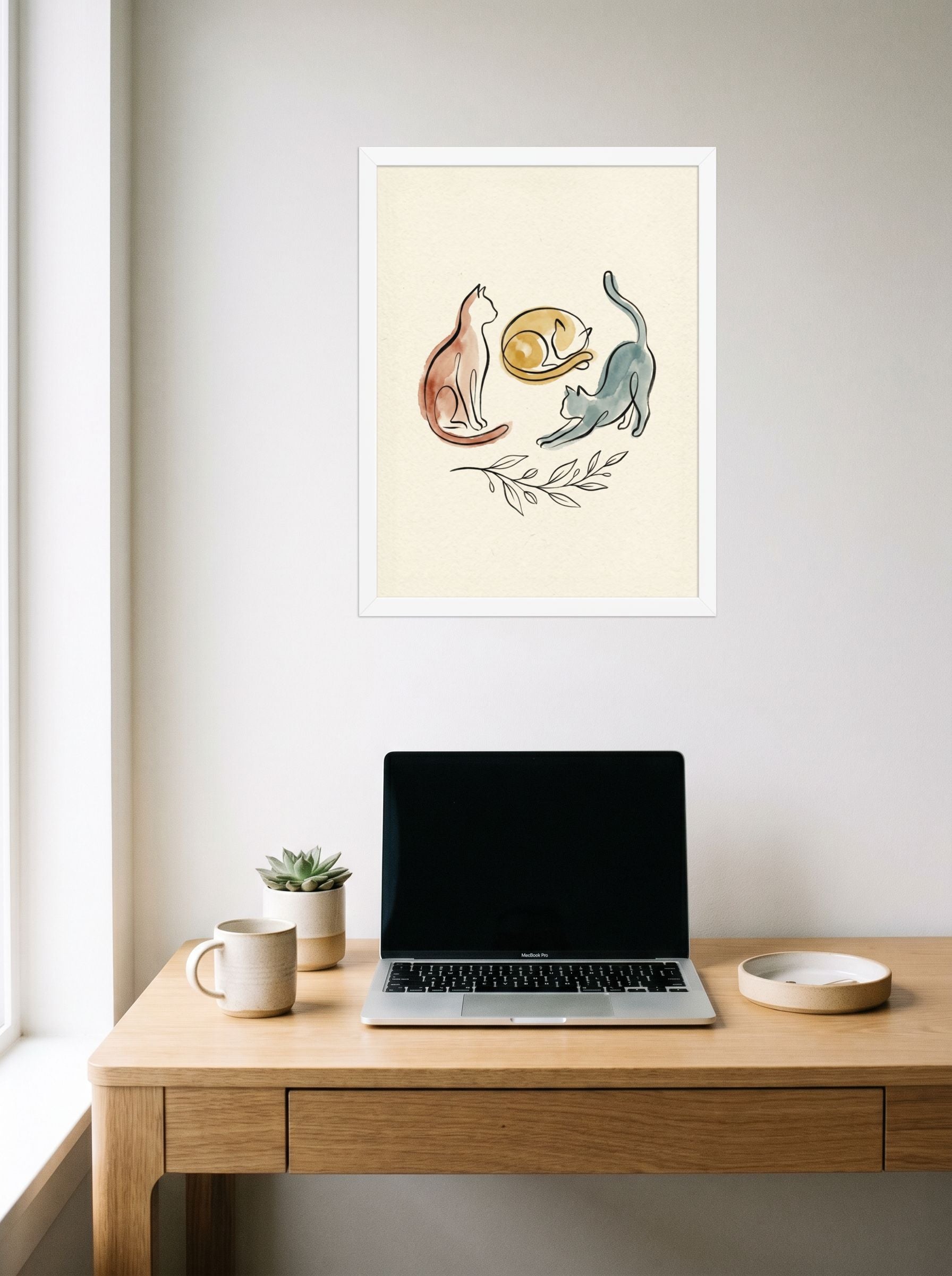 Feline Trio Mockup