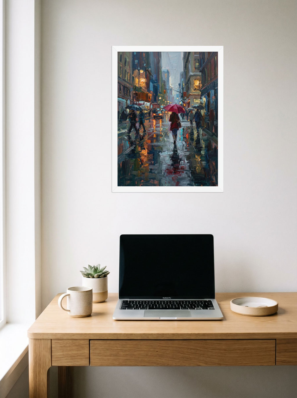Neon Rain Mockup