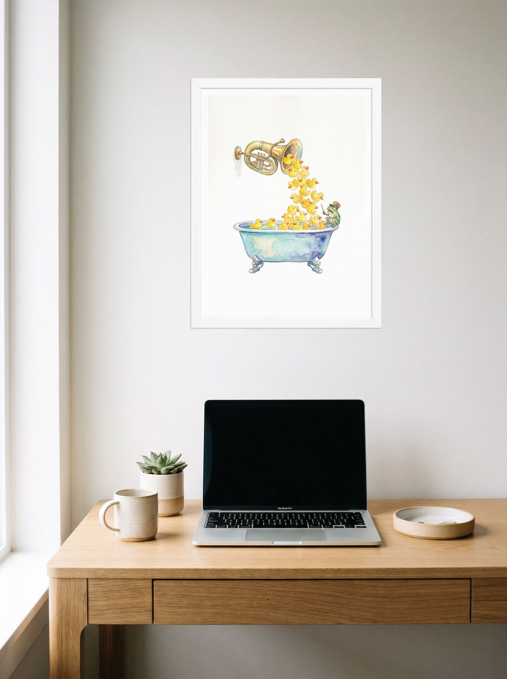 The Symphony of Rubber Ducks Mockup