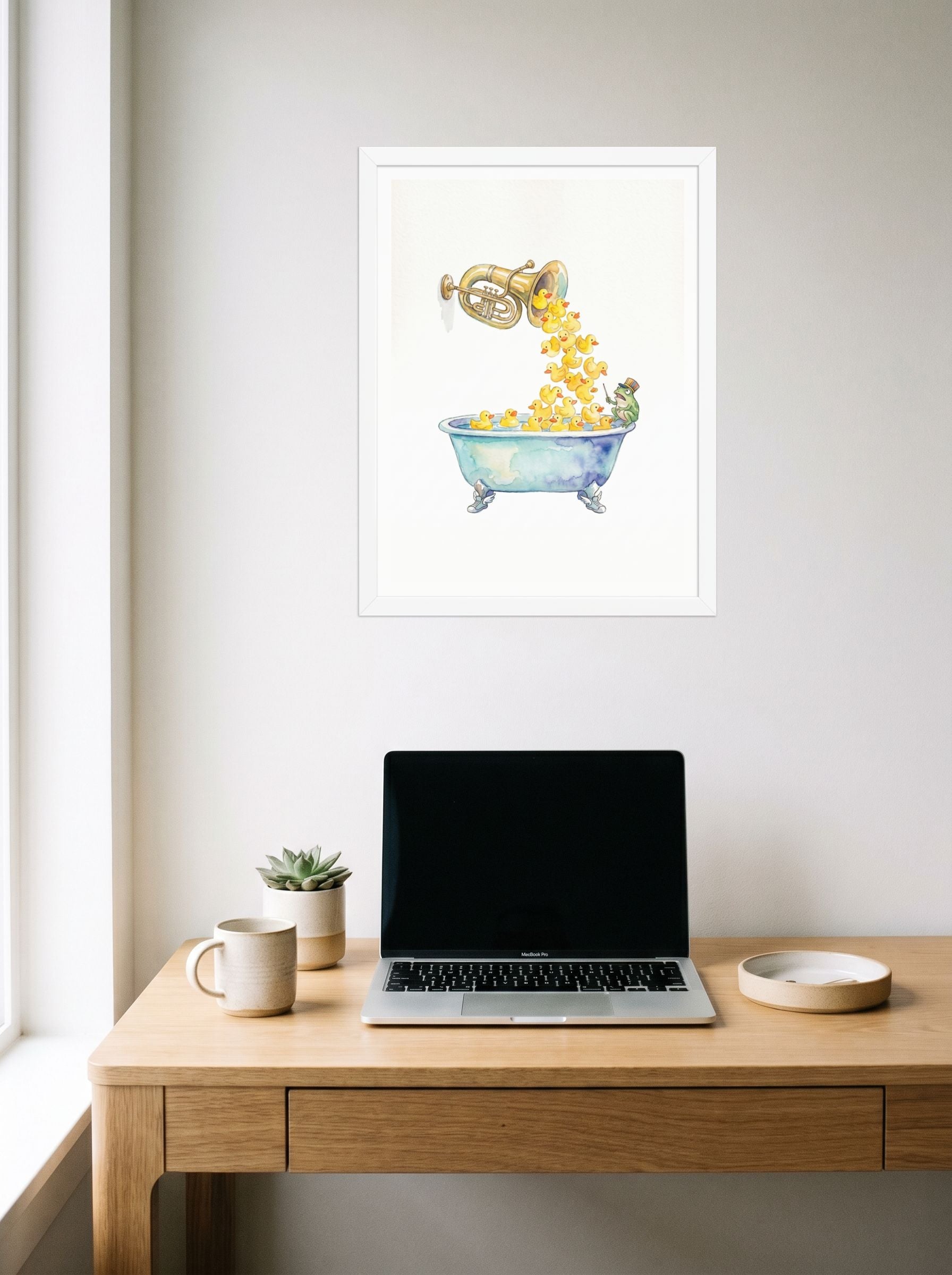 The Symphony of Rubber Ducks Mockup