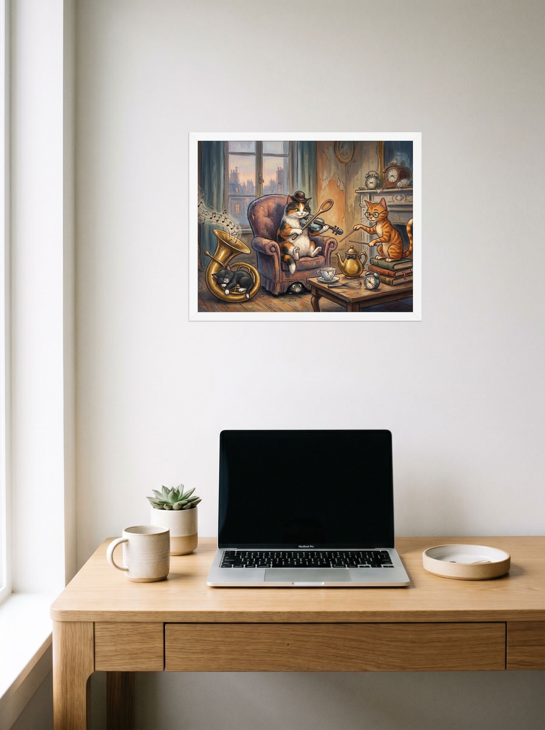 The Feline Symphony Mockup
