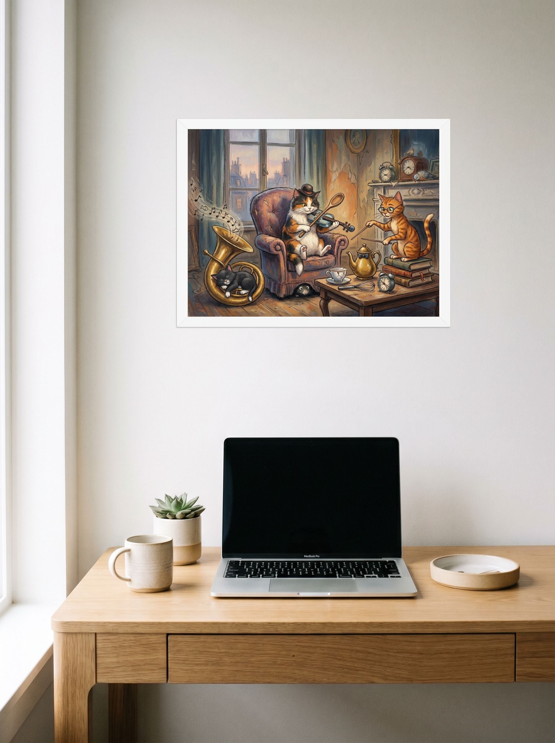 The Feline Symphony Mockup
