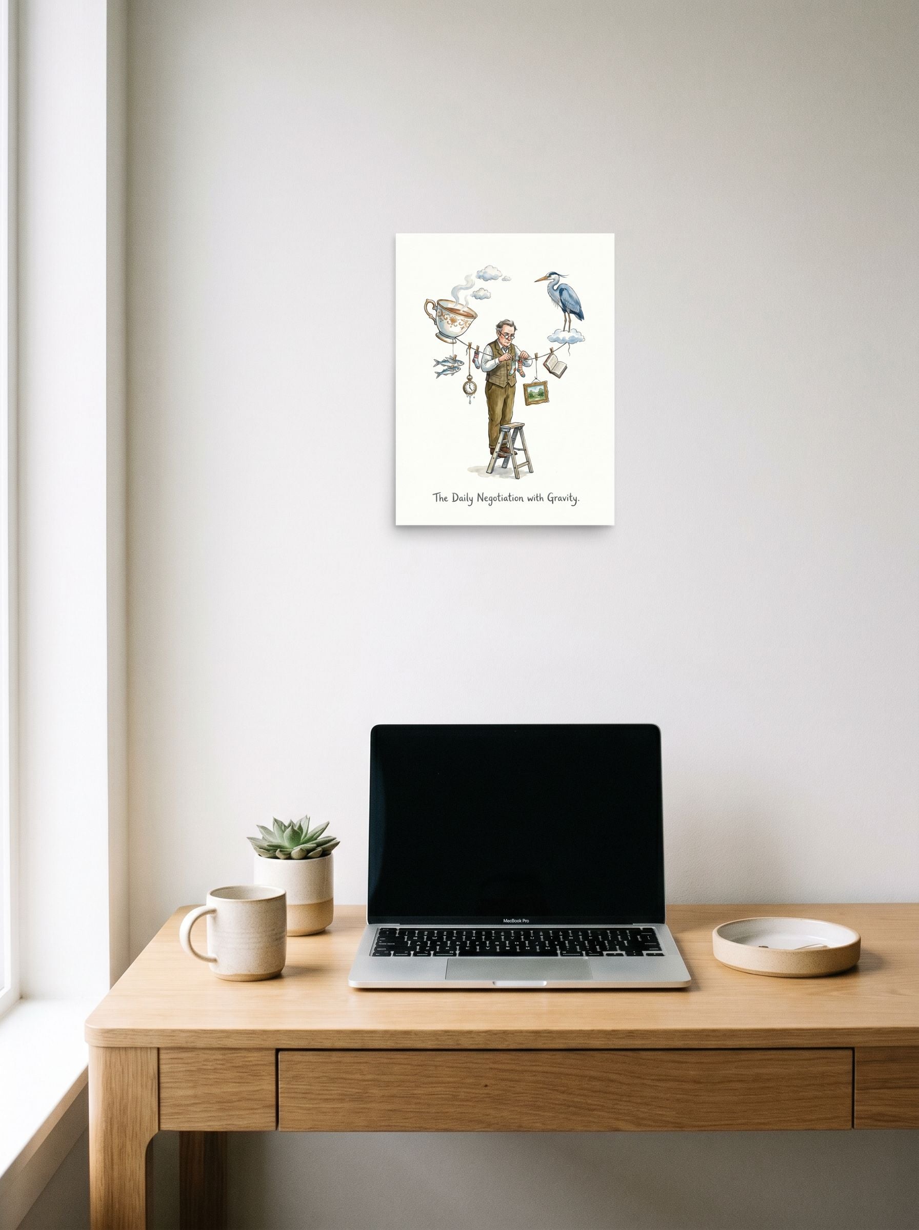 The Daily Negotiation with Gravity Mockup