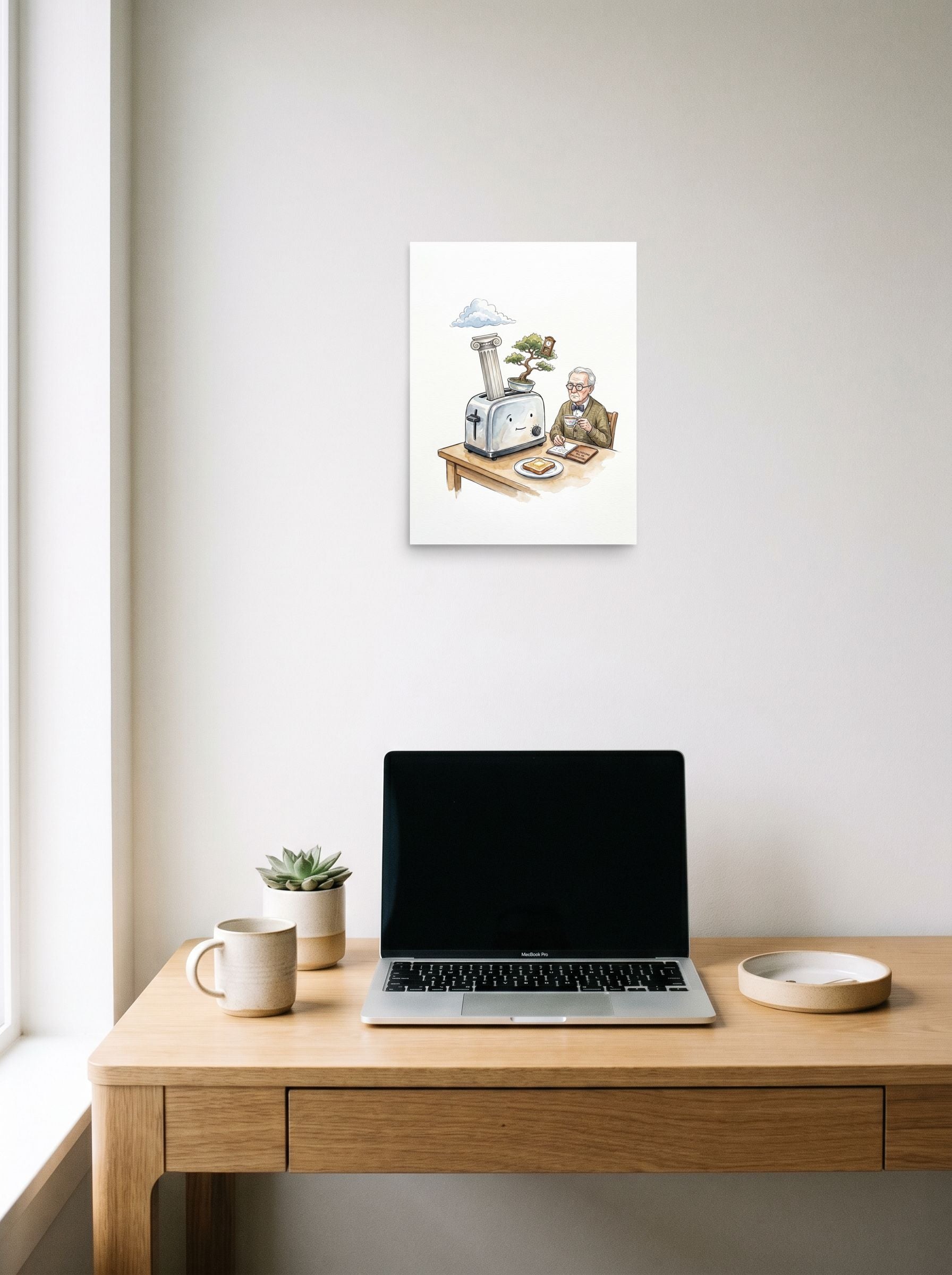 The Absurdity of Breakfast Mockup