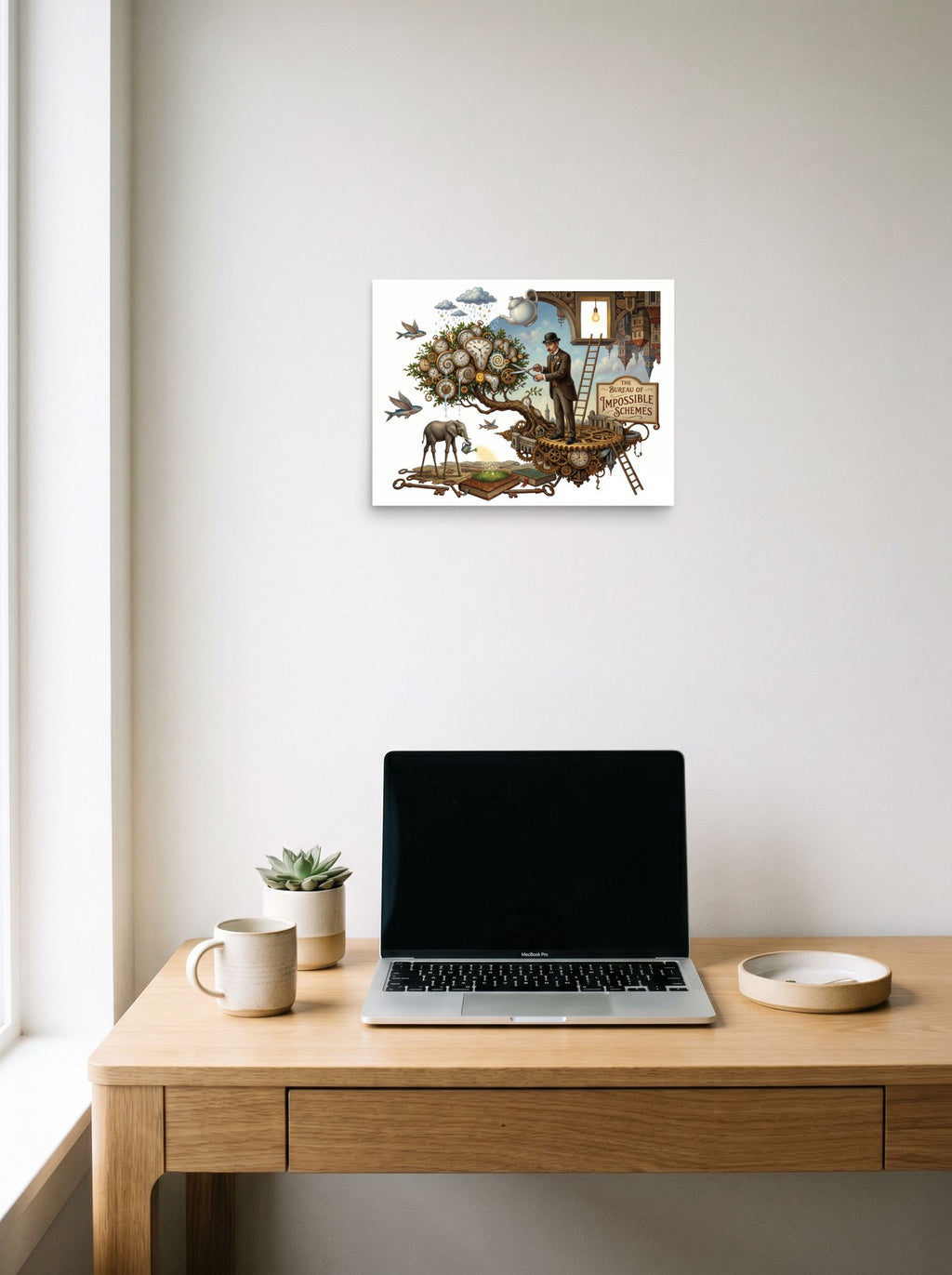 The Bureau of Impossible Schemes Mockup