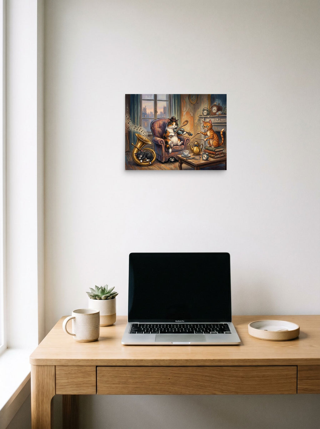 The Feline Symphony Mockup
