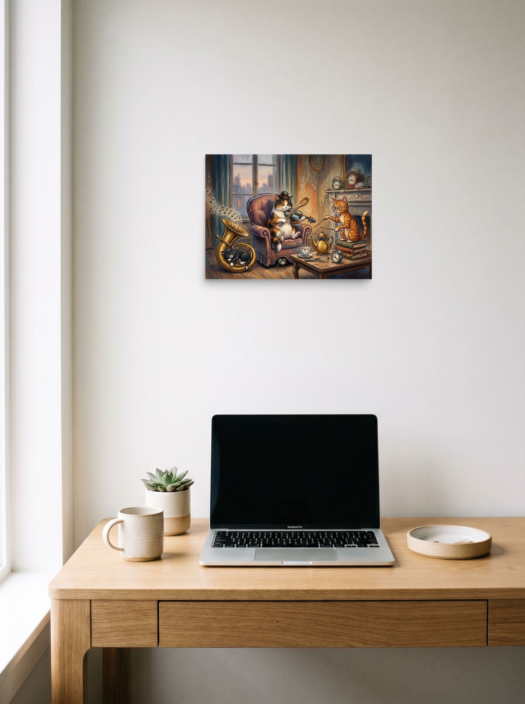 The Feline Symphony Mockup
