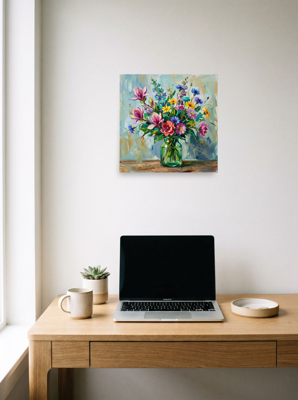 Wildflower Glass Mockup