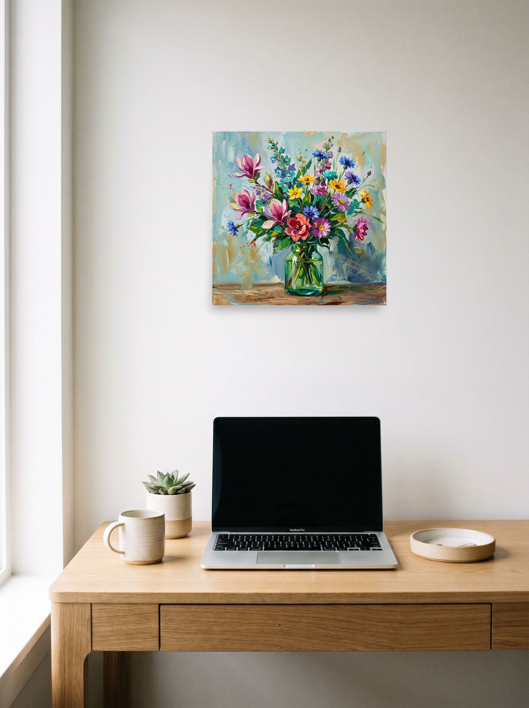 Wildflower Glass Mockup