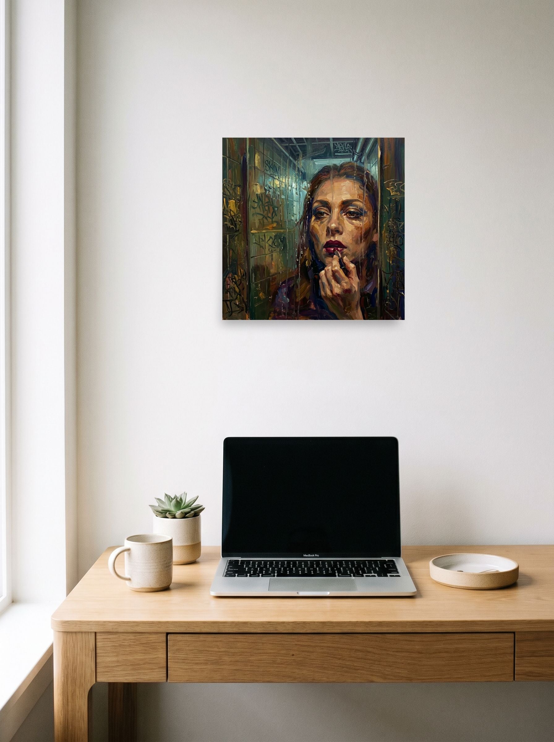 Behind the Glass Mockup