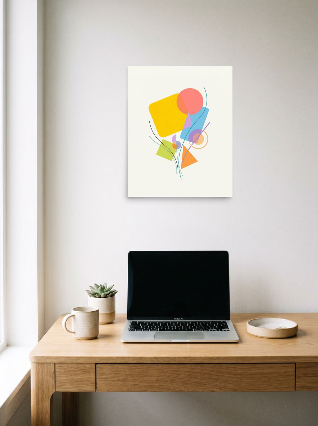 Geometric Bouquet Mockup
