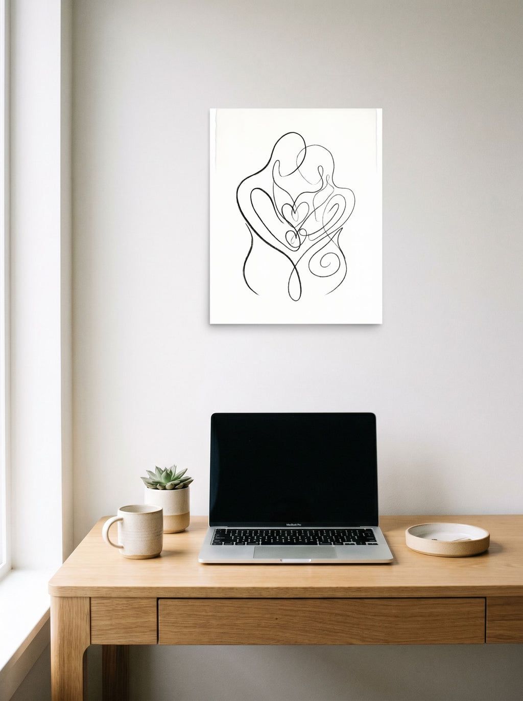 Intertwined Hearts Mockup