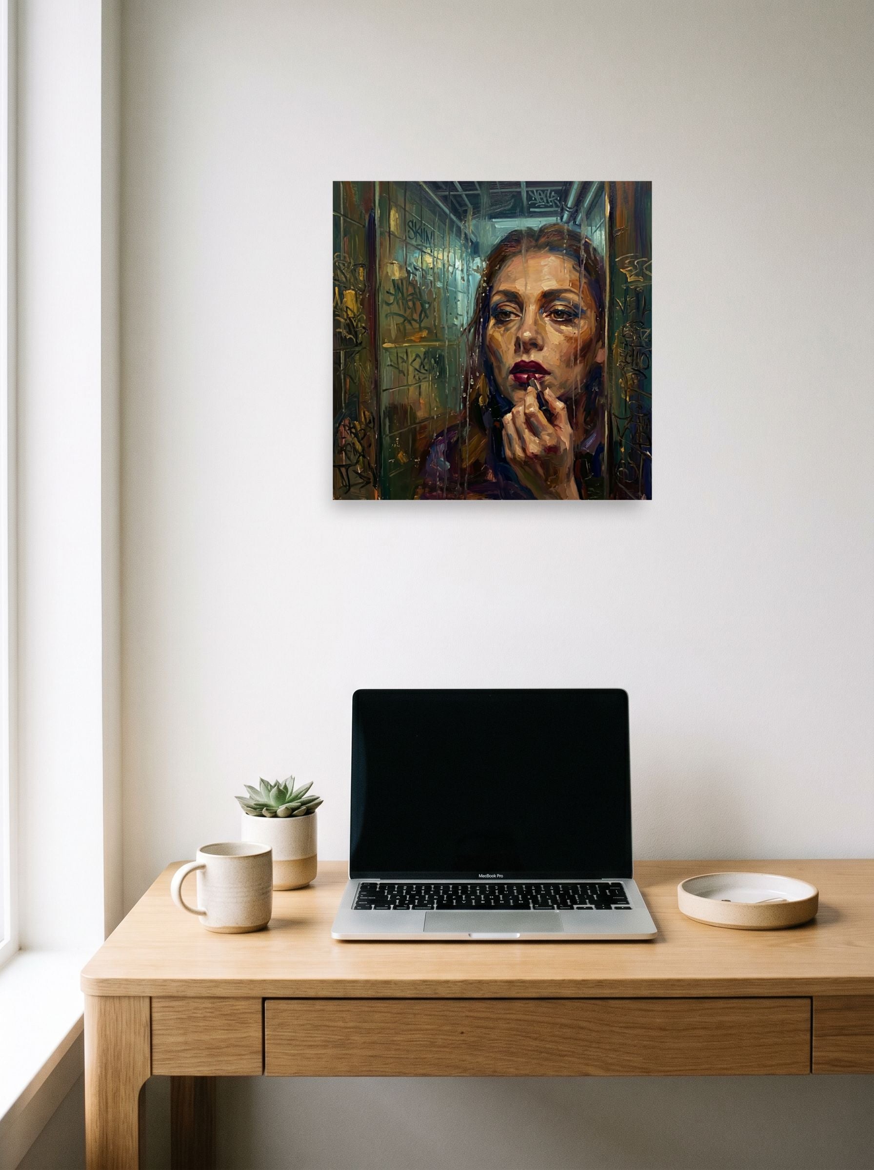 Behind the Glass Mockup