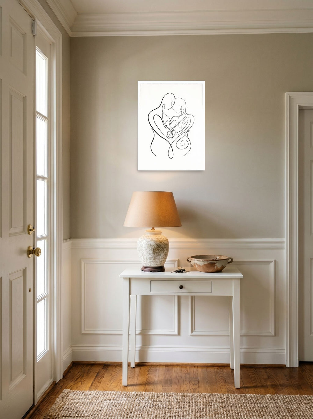 Intertwined Hearts Mockup