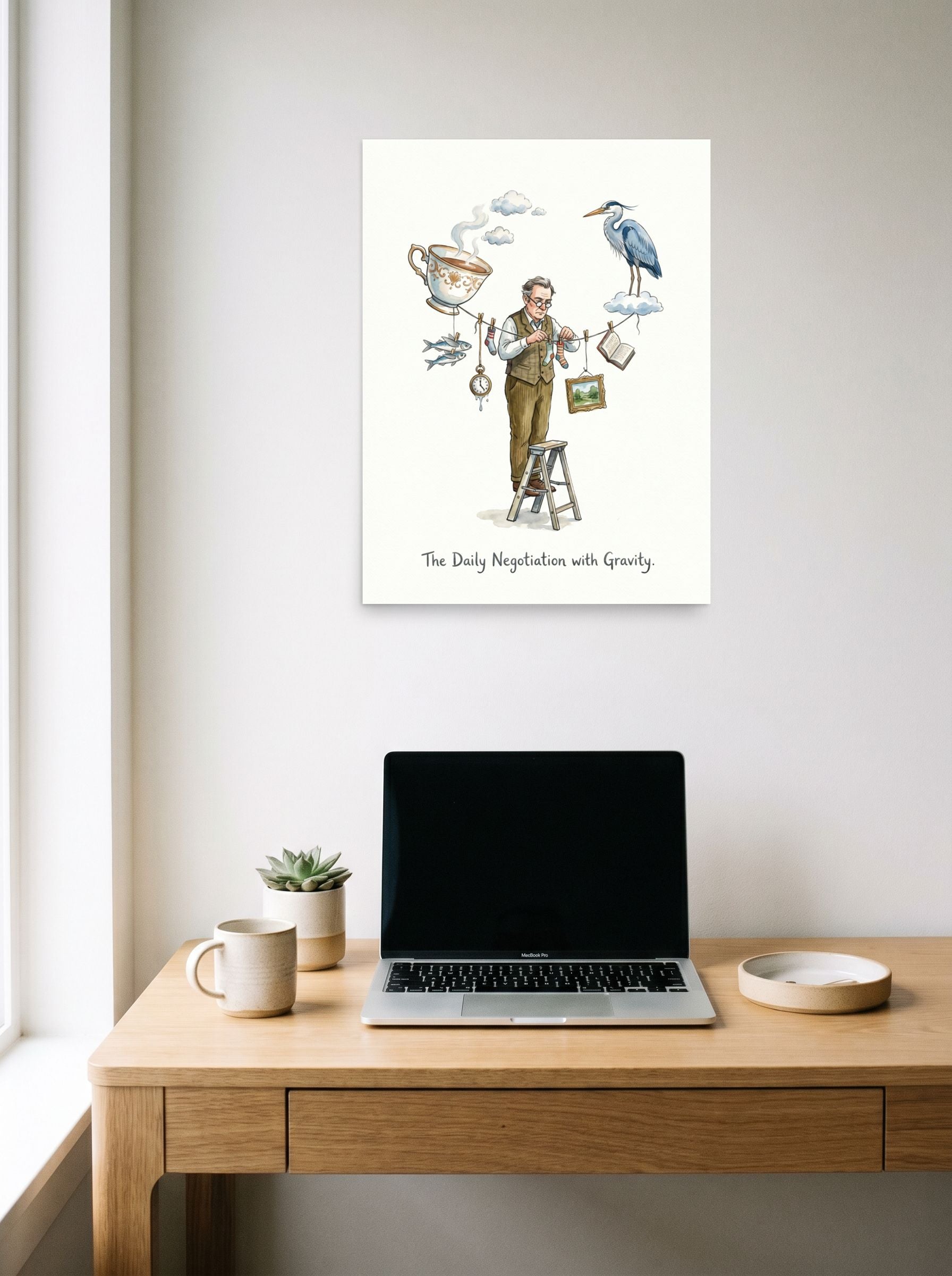 The Daily Negotiation with Gravity Mockup