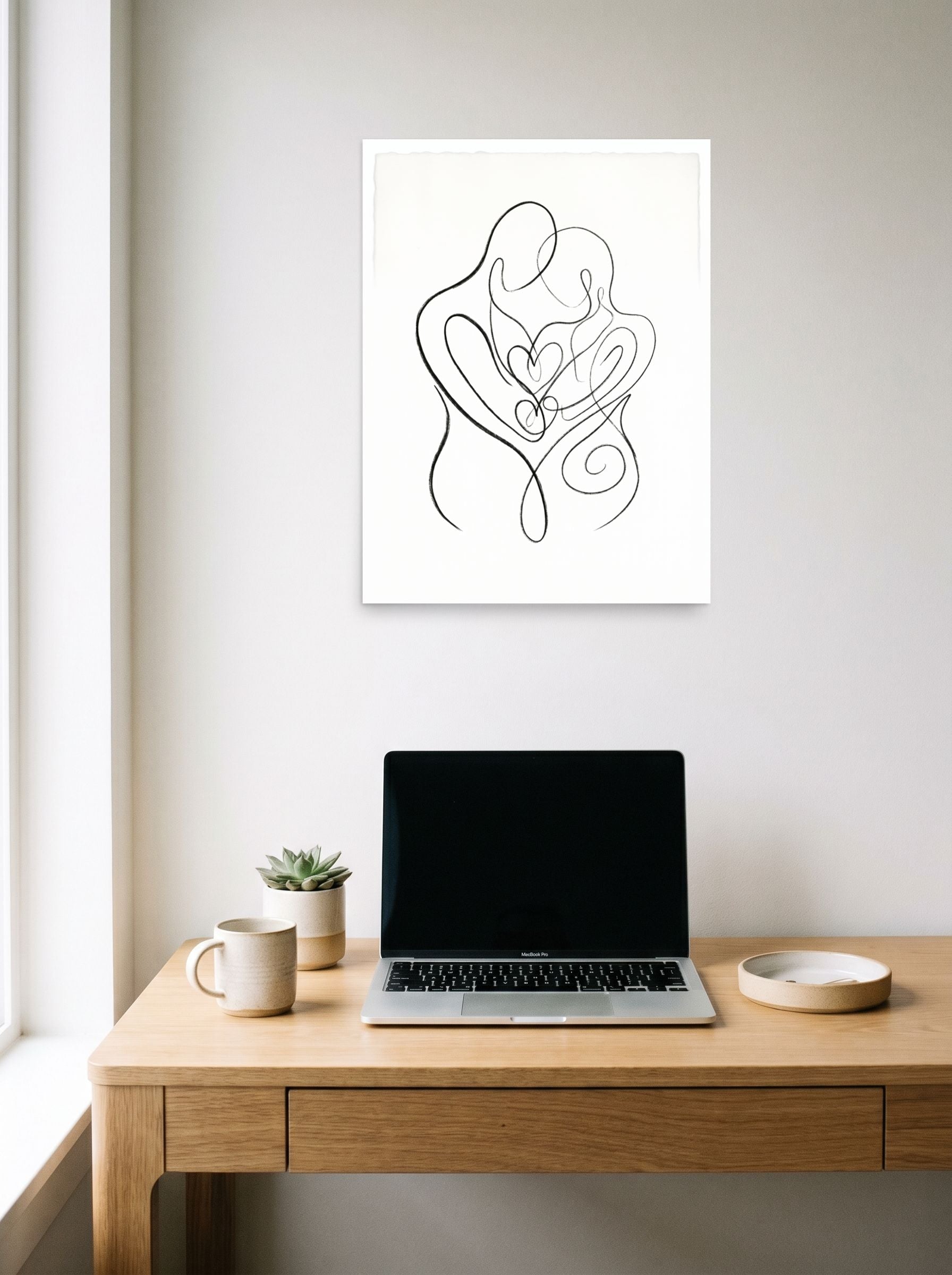 Intertwined Hearts Mockup