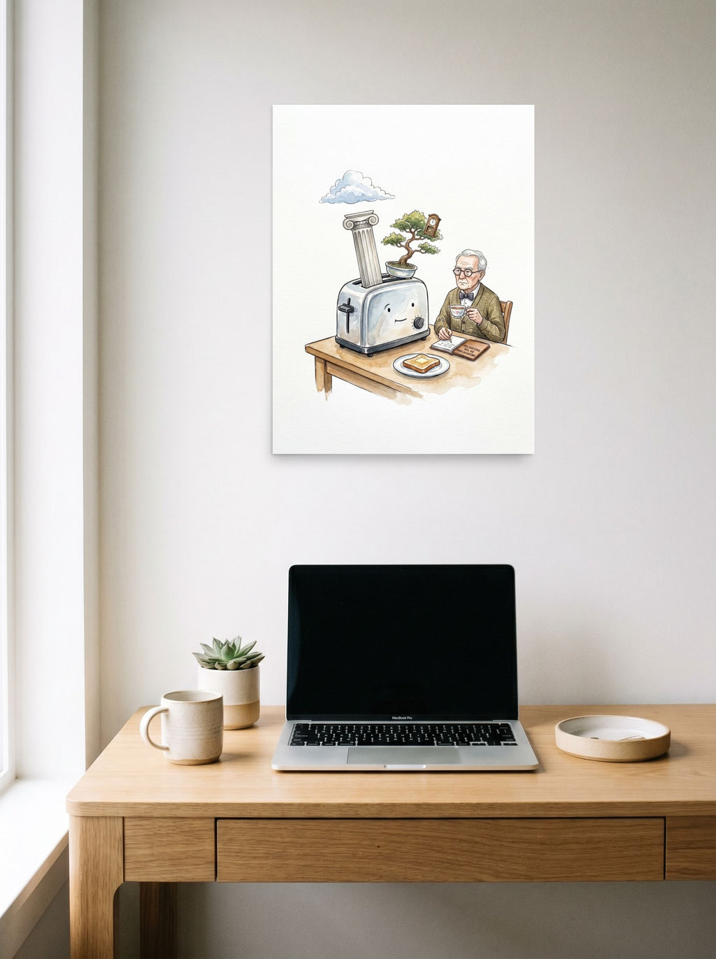 The Absurdity of Breakfast Mockup