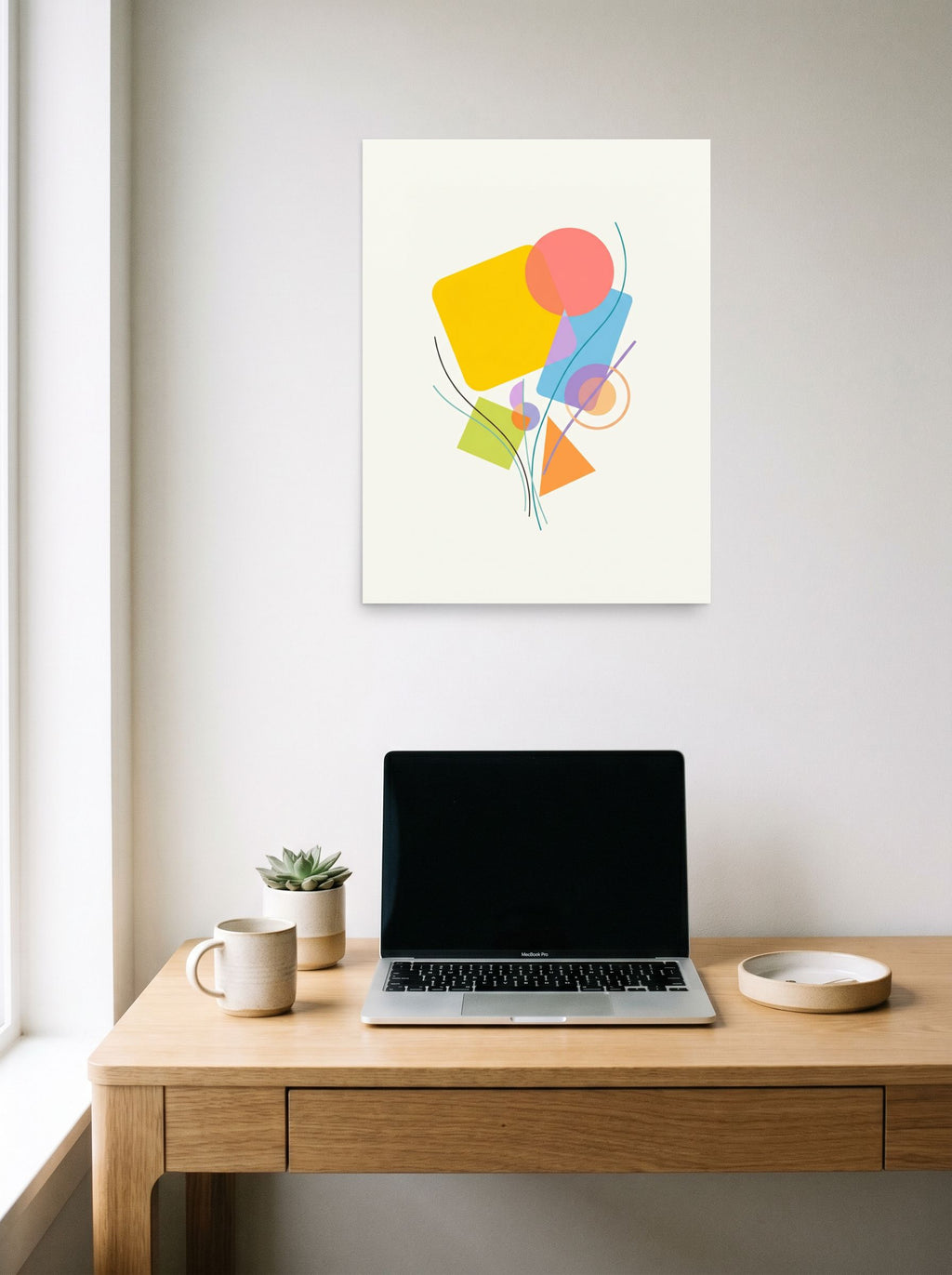 Geometric Bouquet Mockup