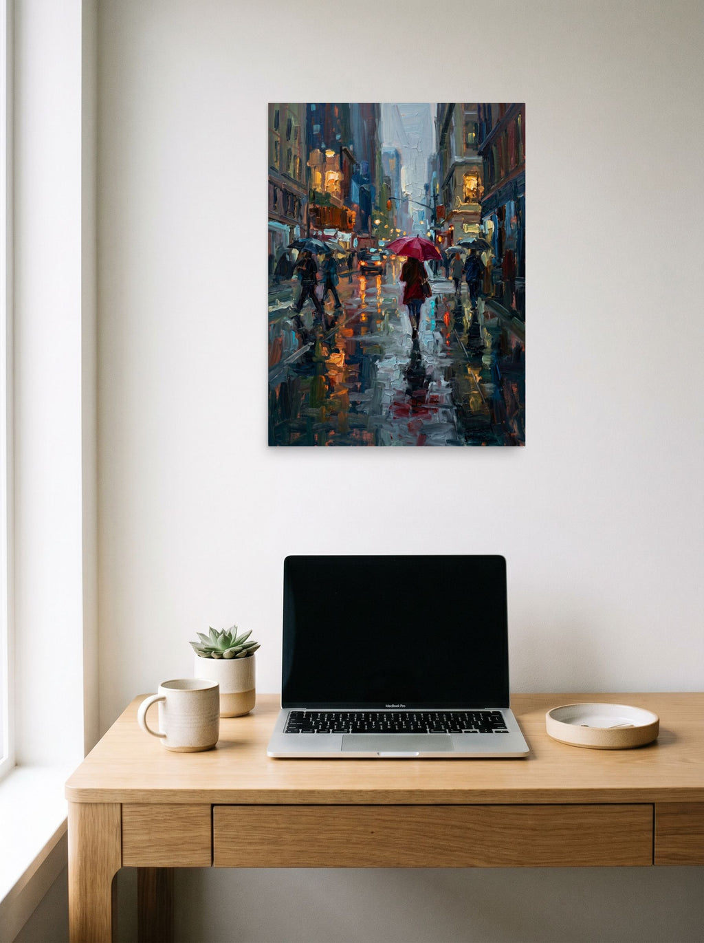 Neon Rain Mockup