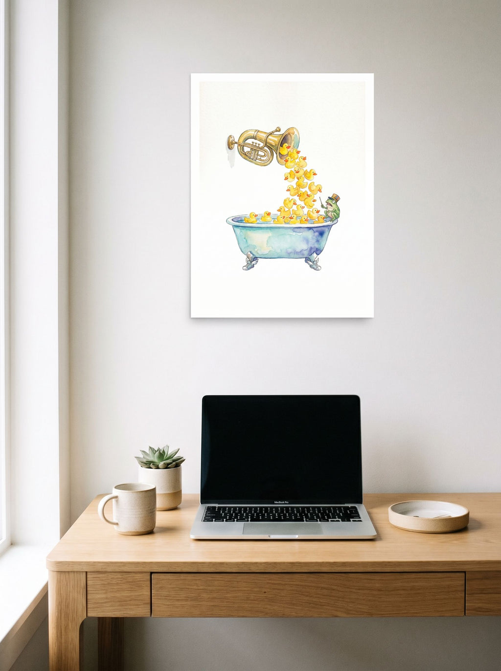 The Symphony of Rubber Ducks Mockup