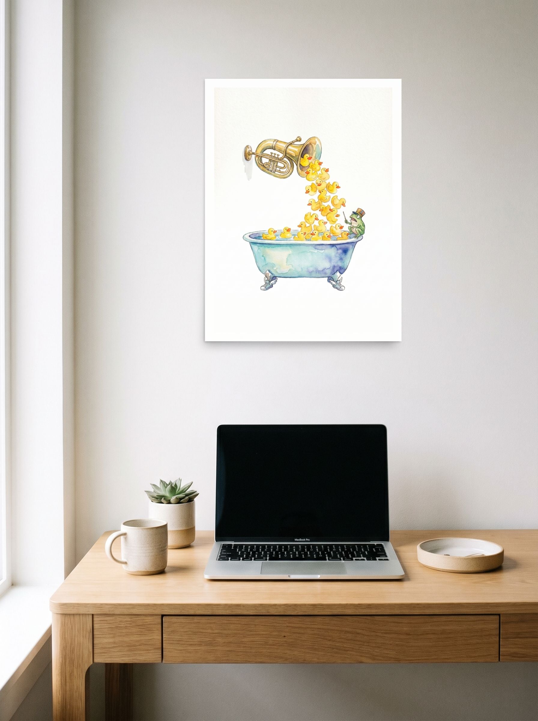 The Symphony of Rubber Ducks Mockup