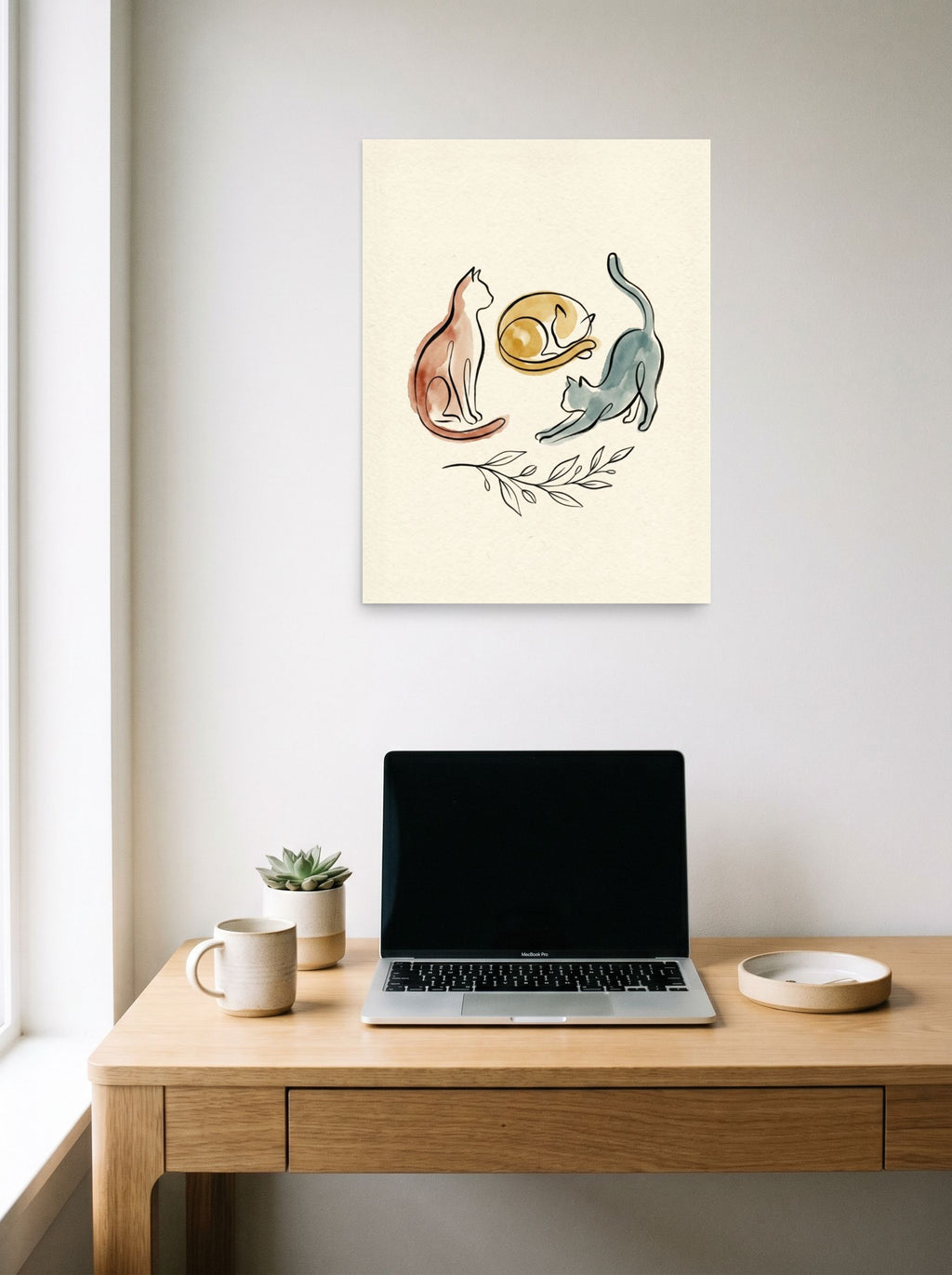 Feline Trio Mockup